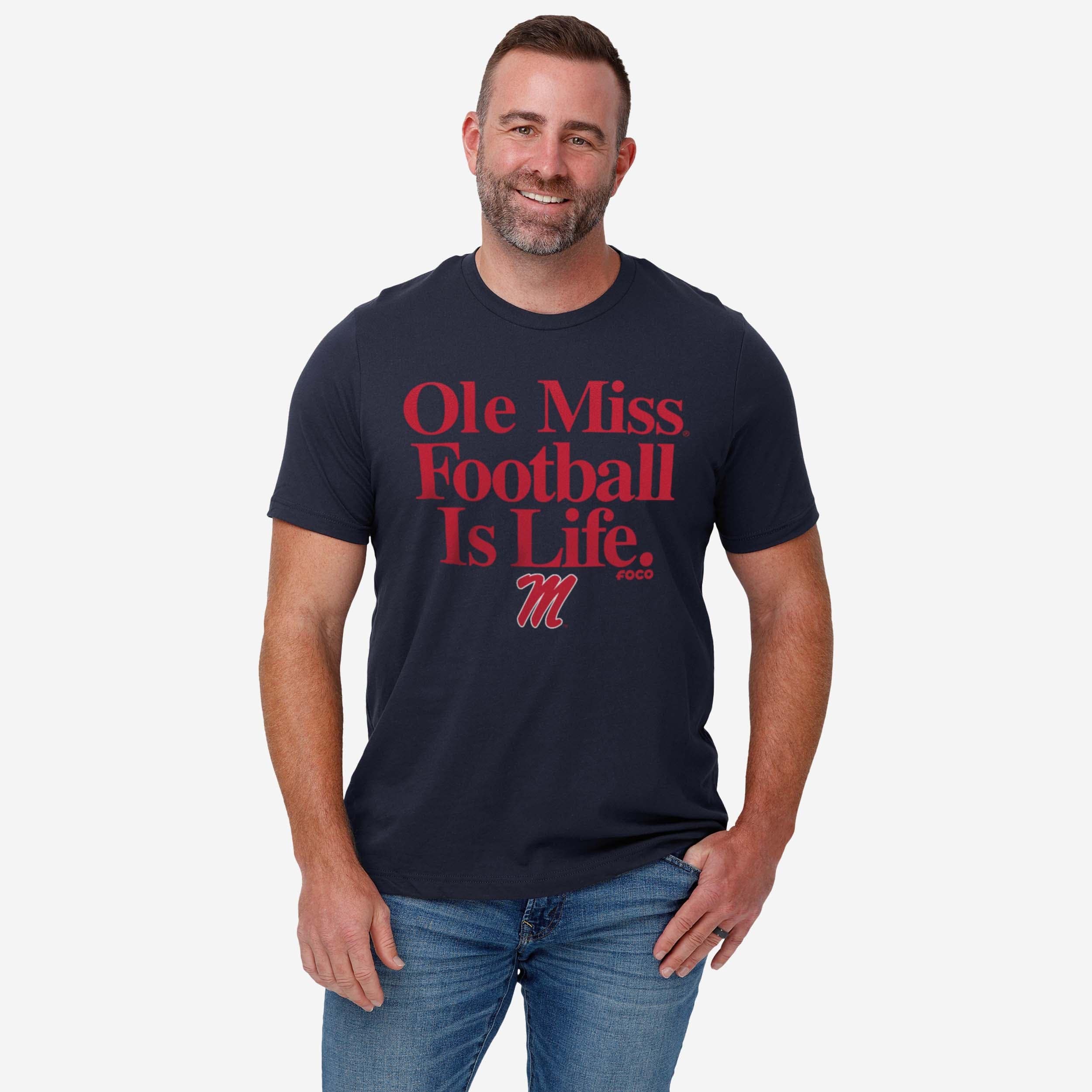 Ole Miss Rebels Football is Life T-Shirt - Image 2