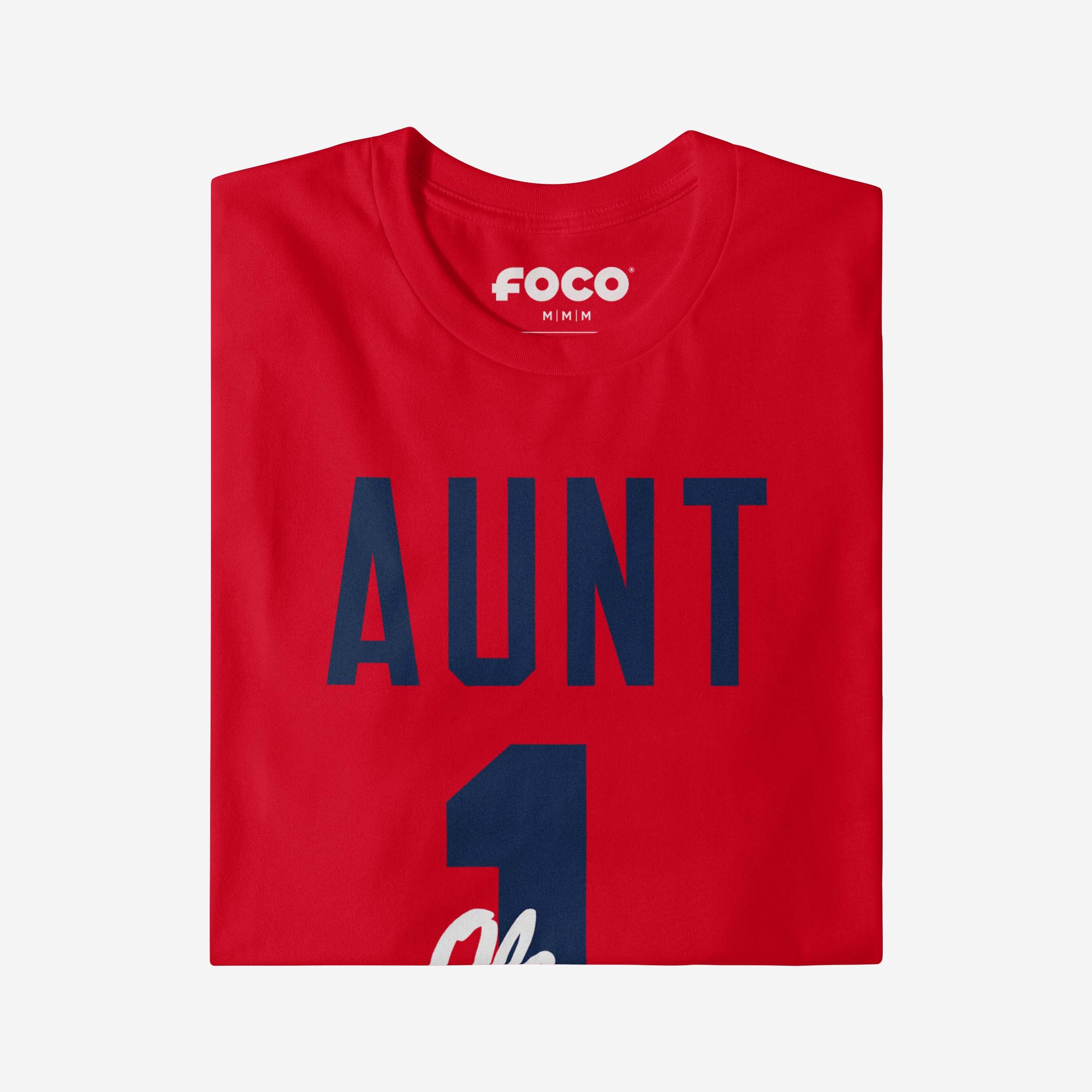 Ole Miss Rebels Number 1 Aunt T-Shirt - Image 4