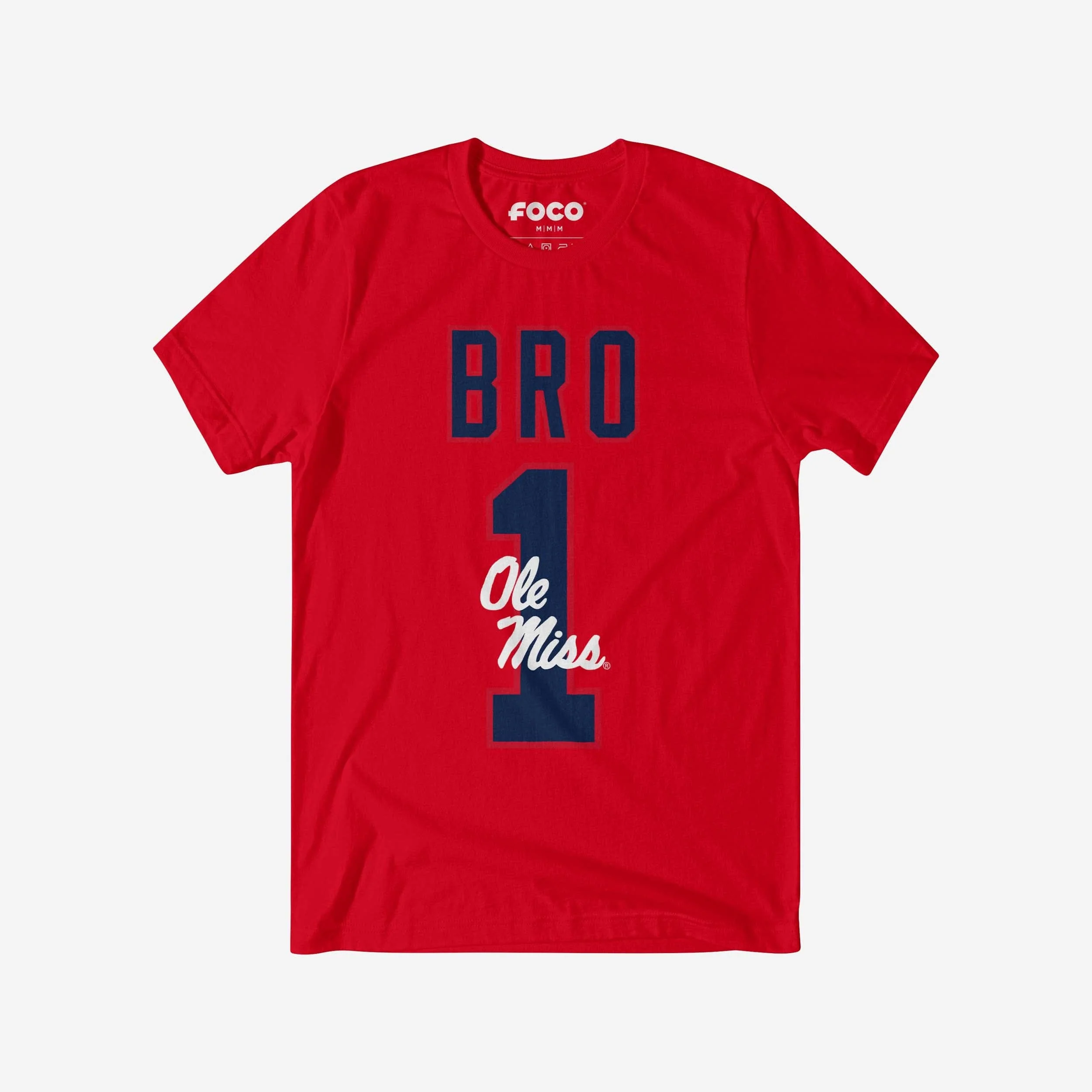Ole Miss Rebels Number 1 Bro T-Shirt