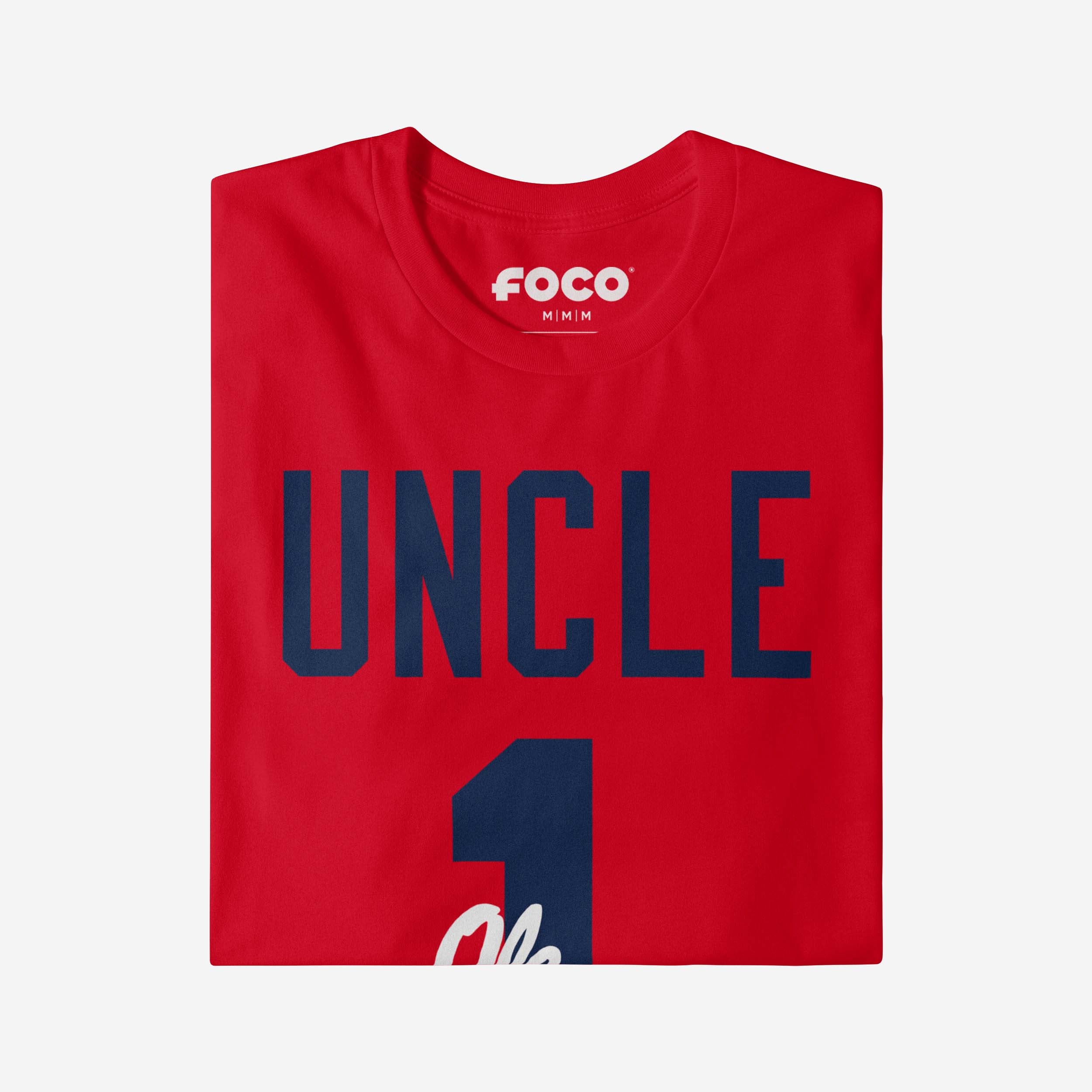 Ole Miss Rebels Number 1 Uncle T-Shirt - Image 4