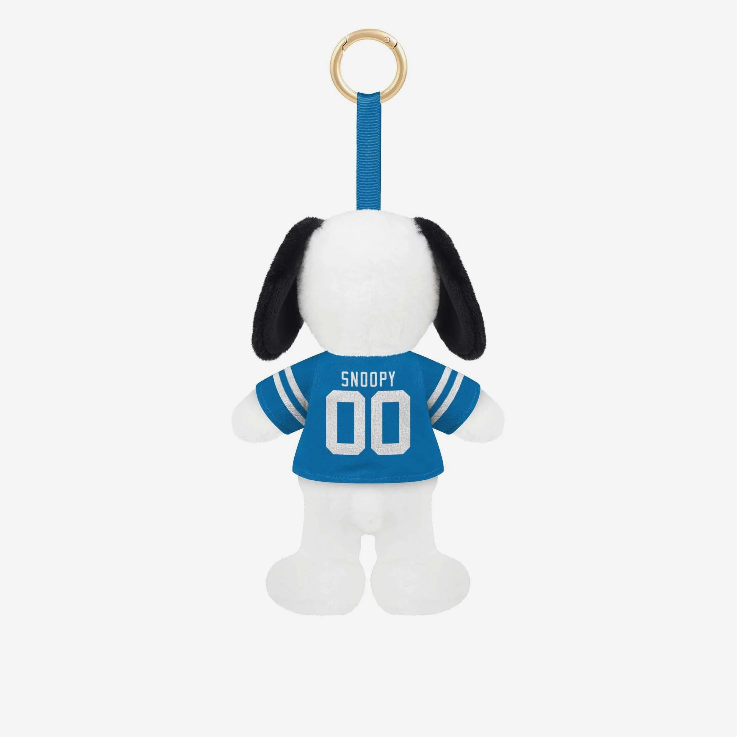 Ole Miss Rebels Plush Snoopy Peanuts Bag Charm Keychain - Image 2