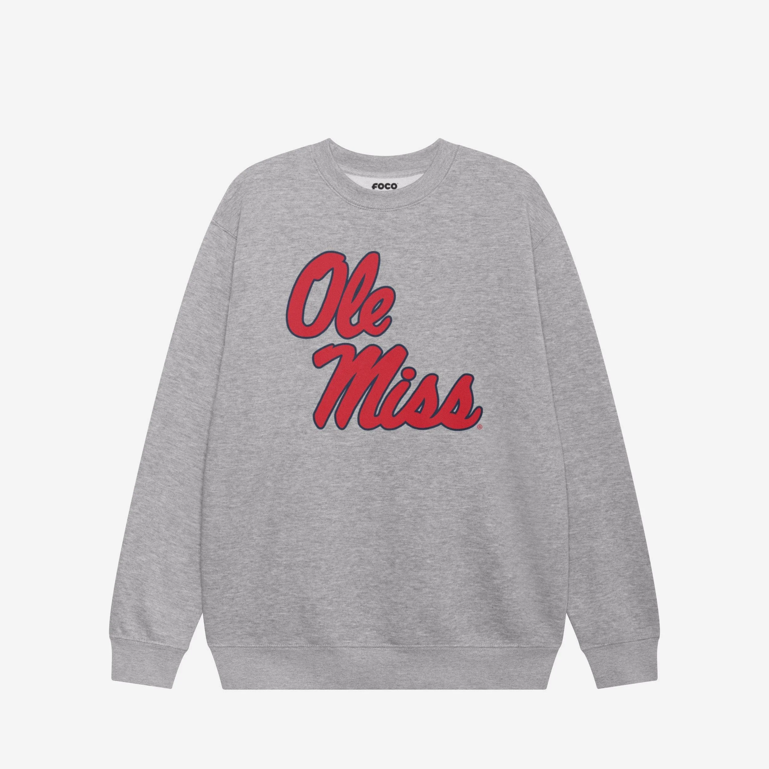 Ole Miss Rebels Primary Logo Crew Neck Sweatshirt