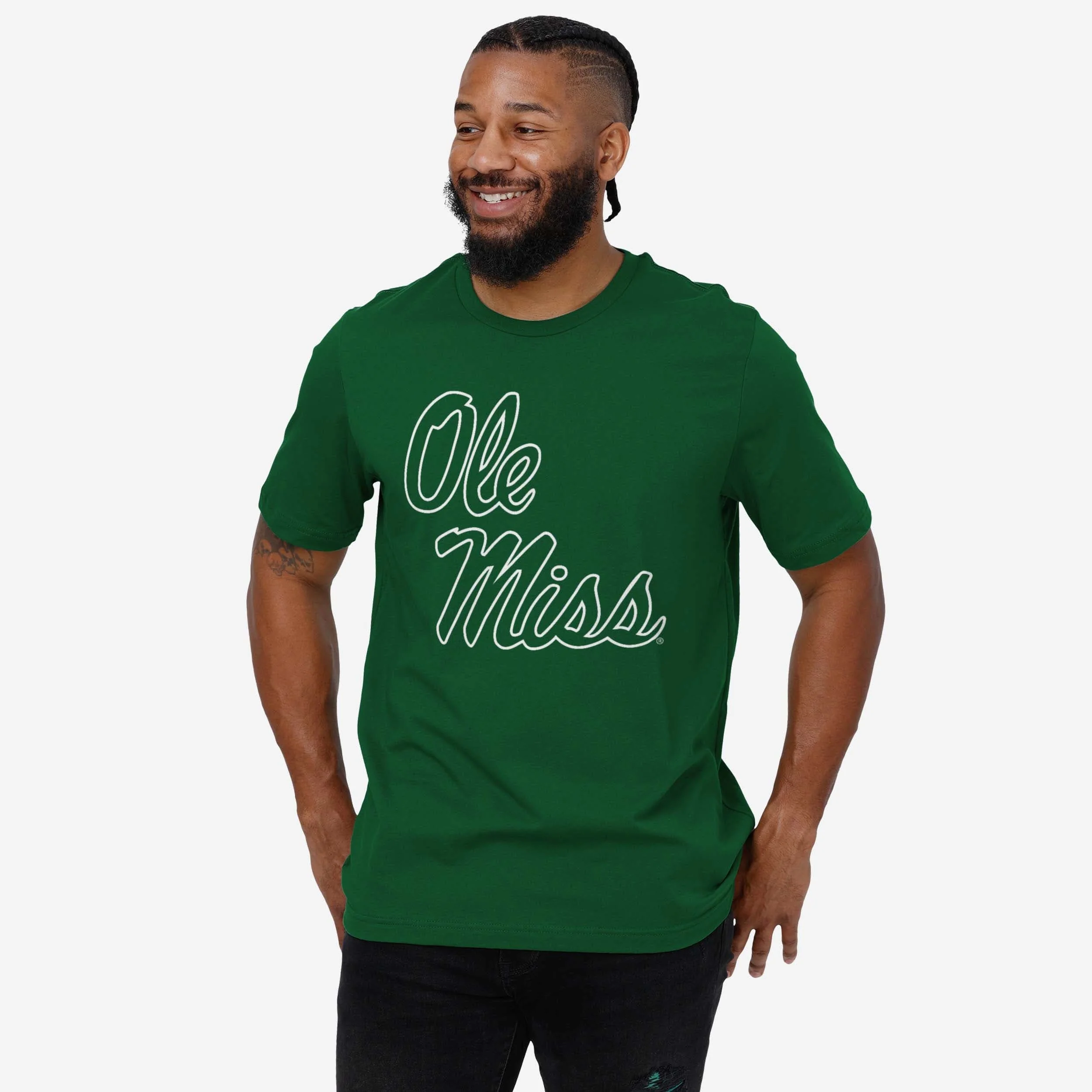 Ole Miss Rebels White Logo T-Shirt - Image 2