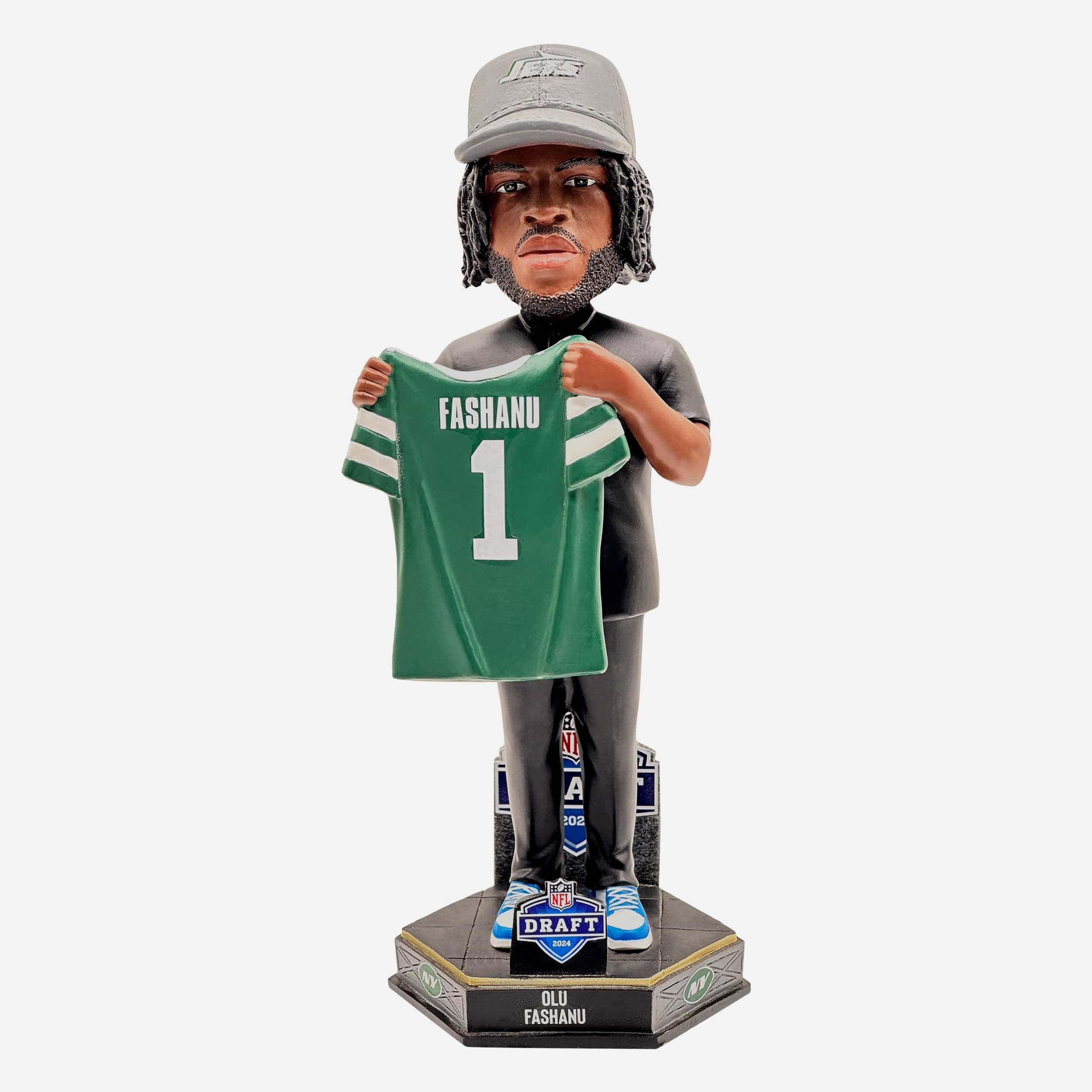 Olumuyiwa Fashanu New York Jets 2024 Draft Pick Bobblehead