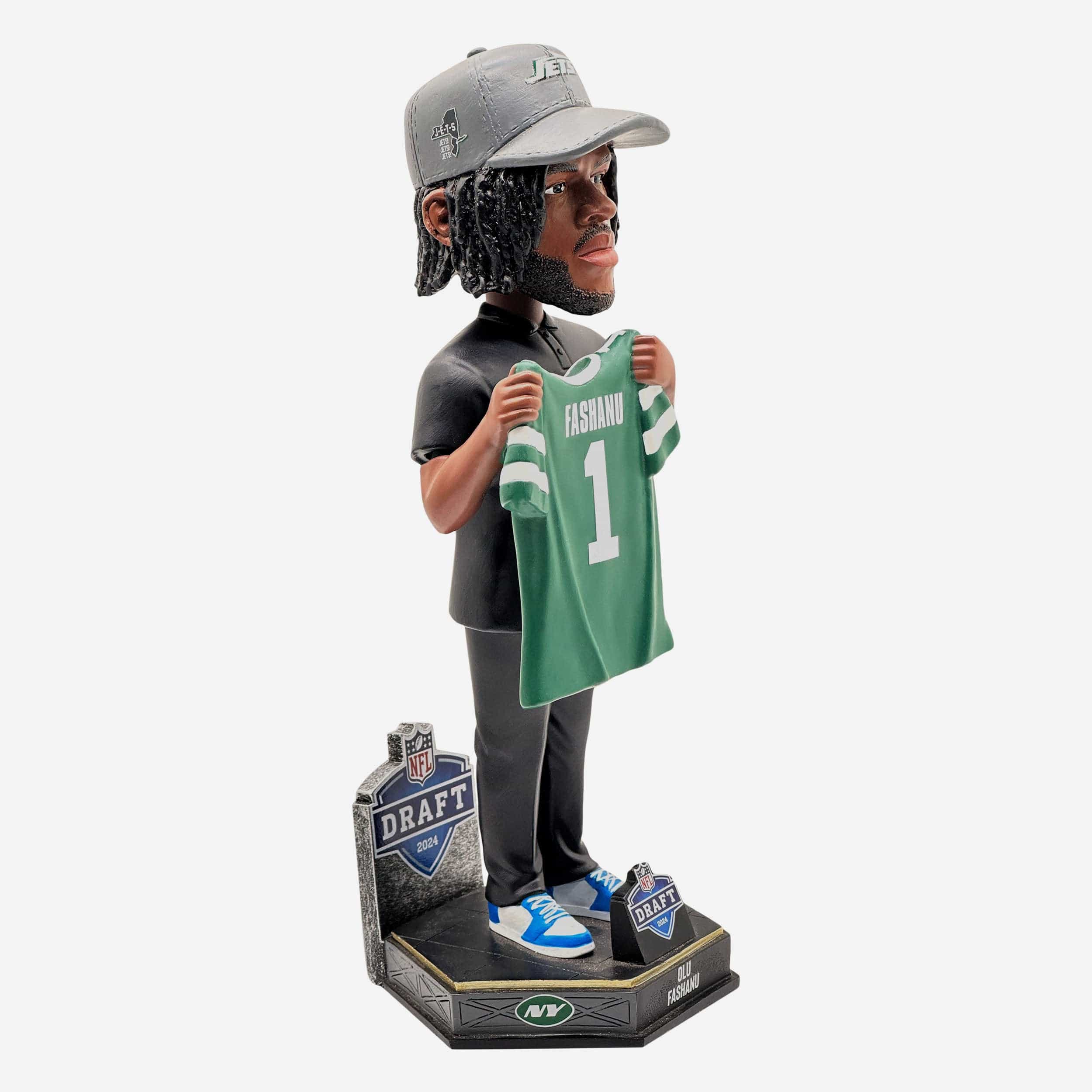 Olumuyiwa Fashanu New York Jets 2024 Draft Pick Bobblehead - Image 4