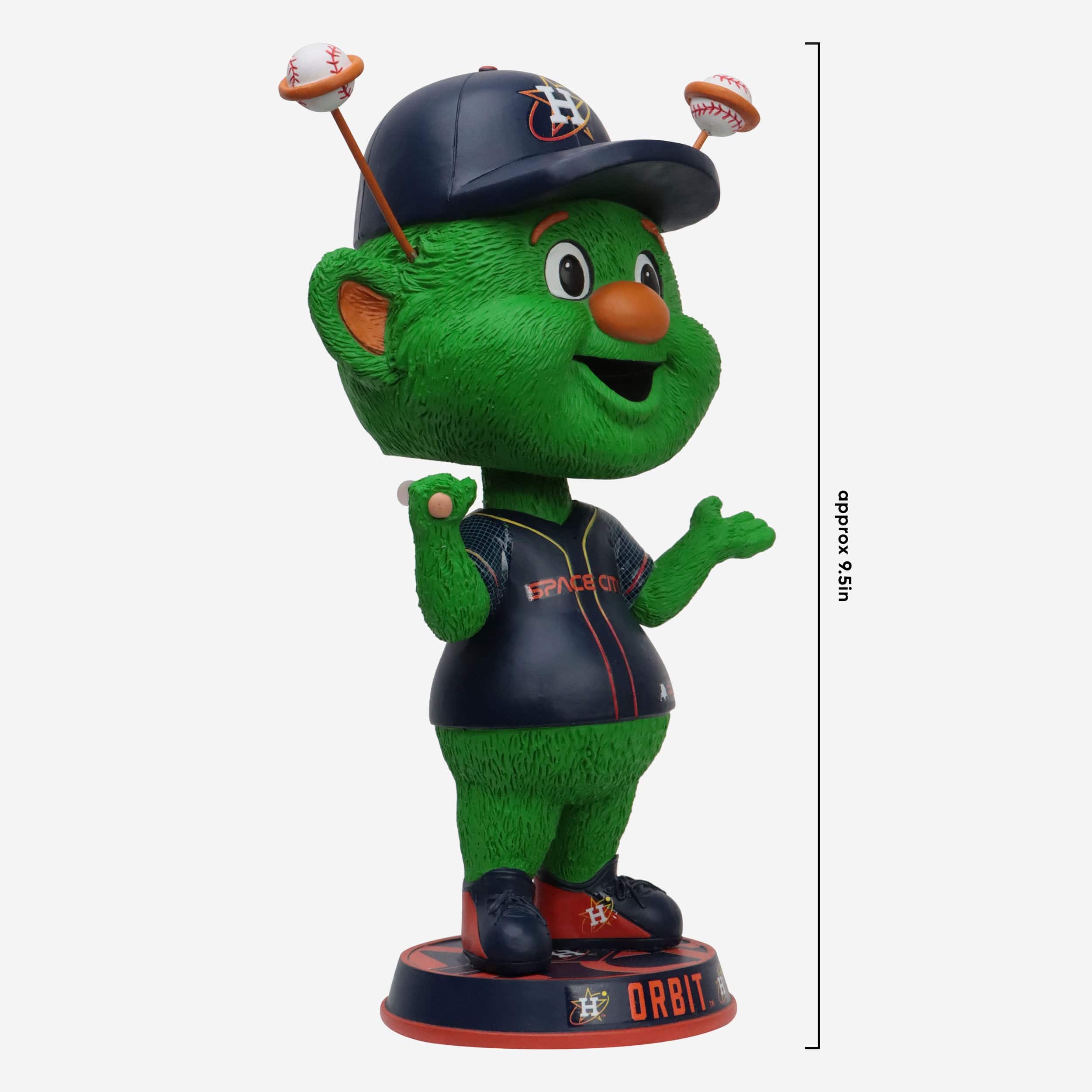 Orbit Houston Astros 2023 City Connect Field Stripe Mascot Bighead Bobblehead - Image 4
