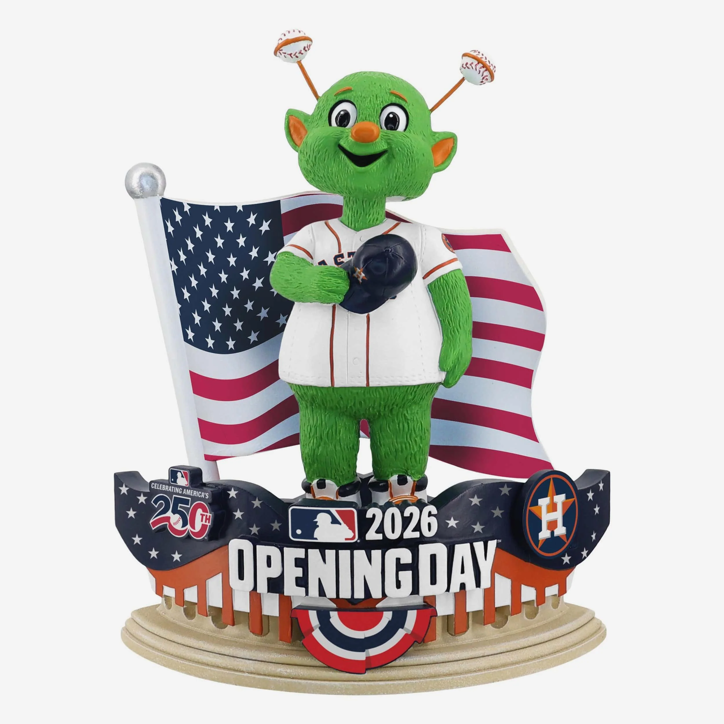 Orbit Houston Astros 2026 Opening Day Mascot Bobblehead