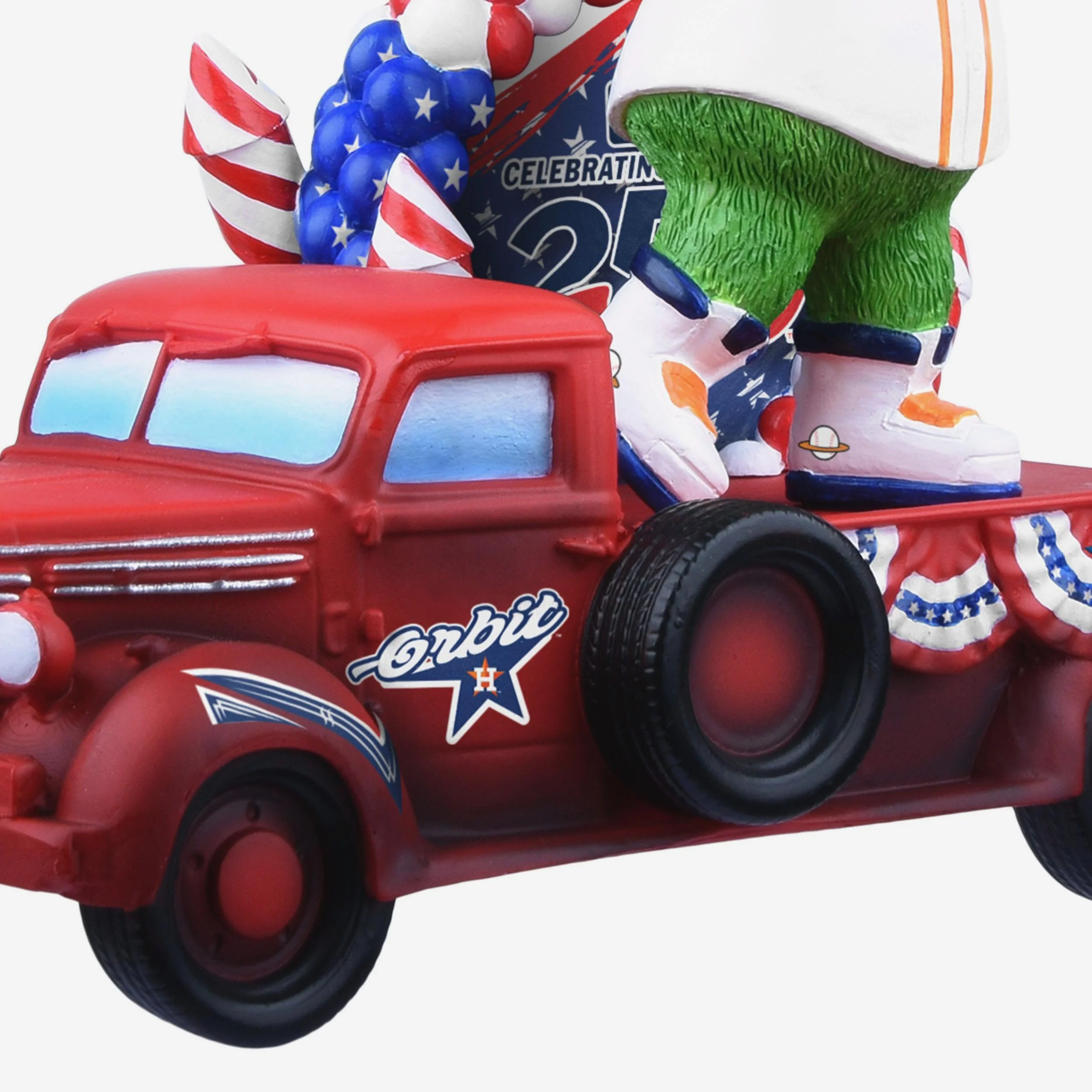 Orbit Houston Astros America's 250th Anniversary Parade Float Mascot Bobblehead - Image 3