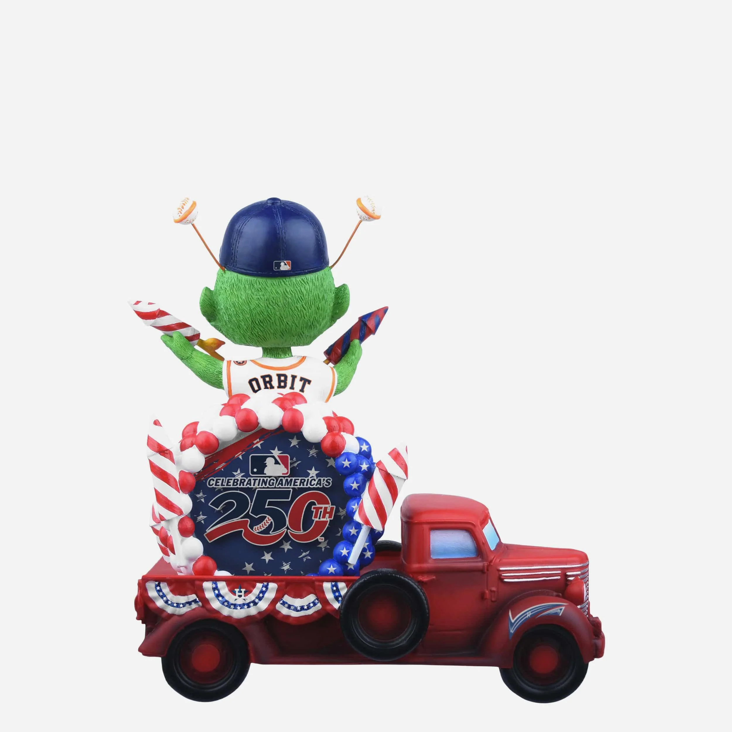 Orbit Houston Astros America's 250th Anniversary Parade Float Mascot Bobblehead - Image 6