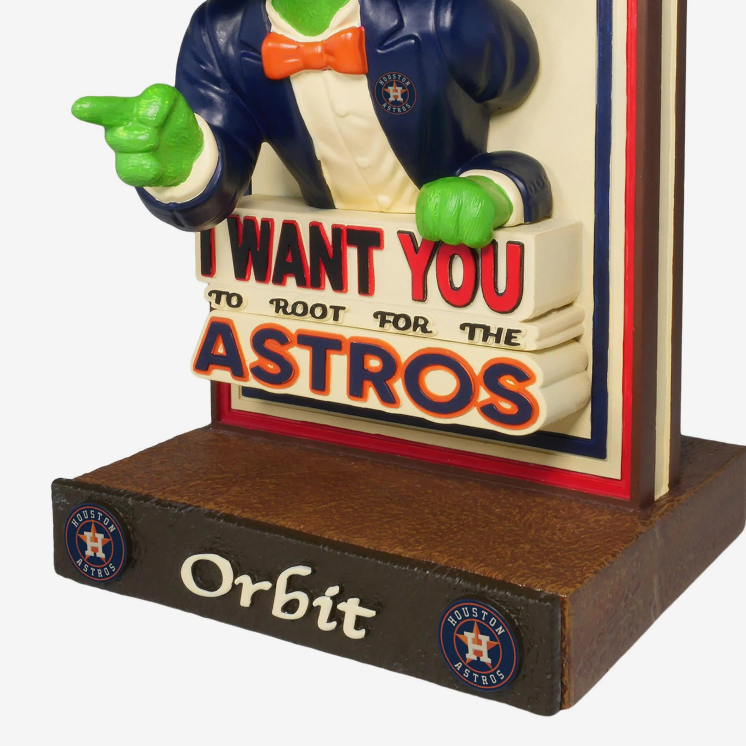 Orbit Houston Astros America's 250th Anniversary Uncle Sam Mascot Bobblehead - Image 3