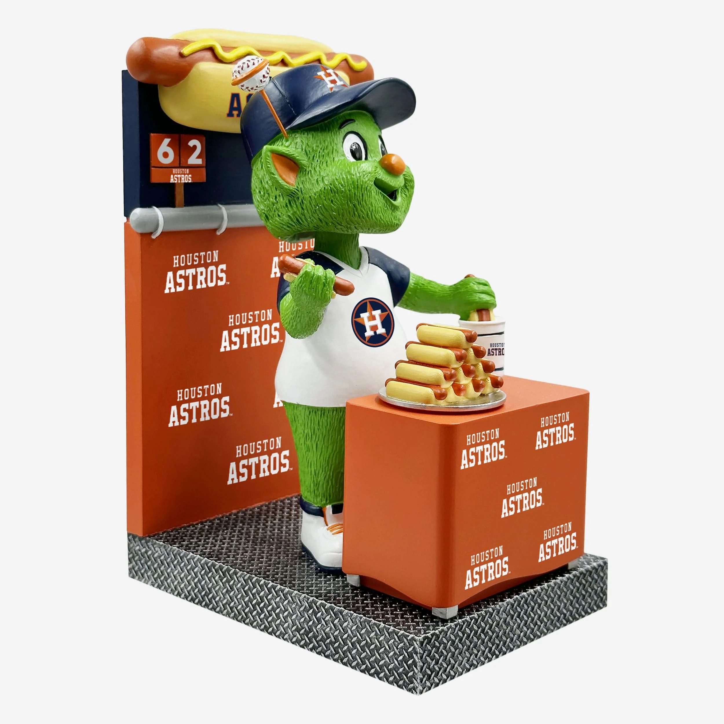 Orbit Houston Astros Hot Dog Eating Contest Mascot Bobblehead - Image 4