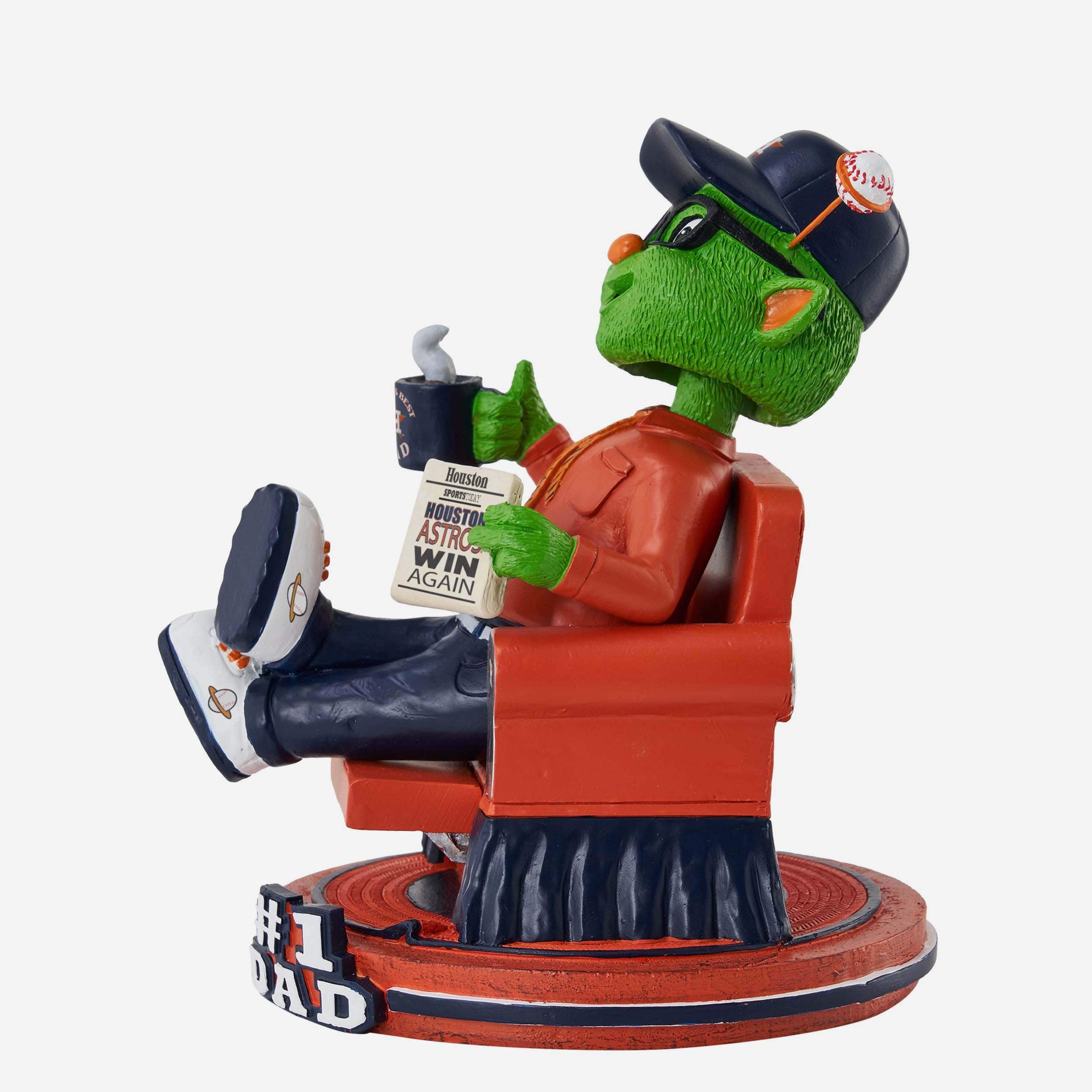 Orbit Houston Astros No 1 Dad Mascot Bobblehead - Image 4
