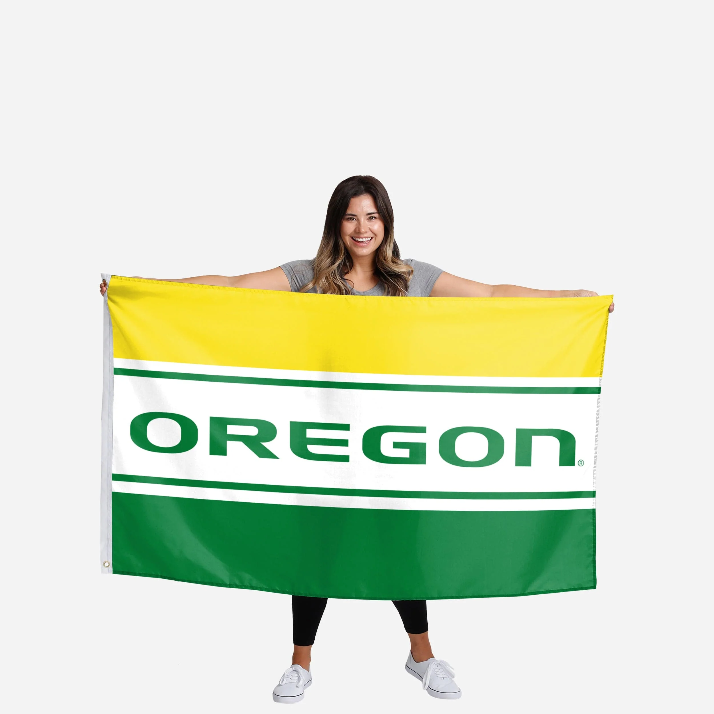 Oregon Ducks Horizontal Flag - Image 3