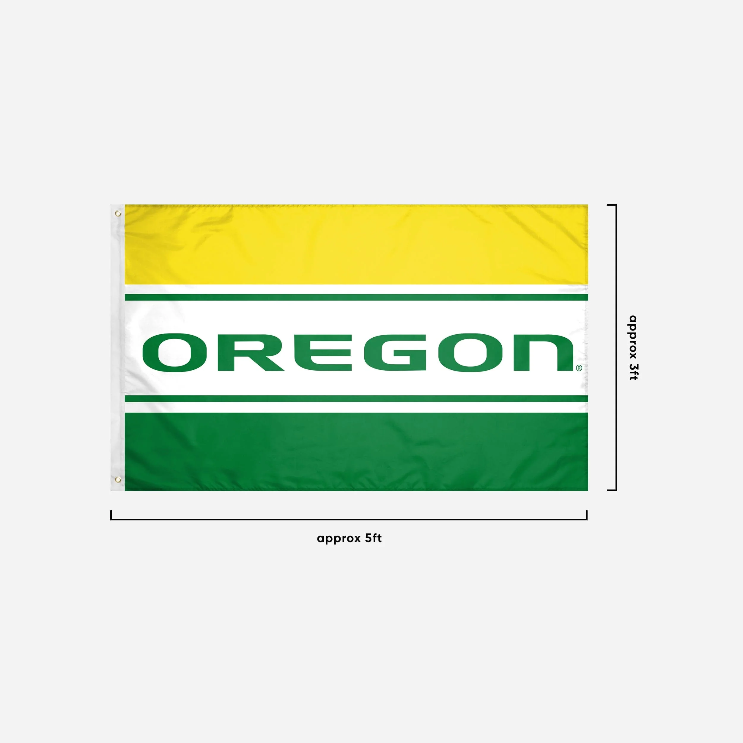 Oregon Ducks Horizontal Flag - Image 4