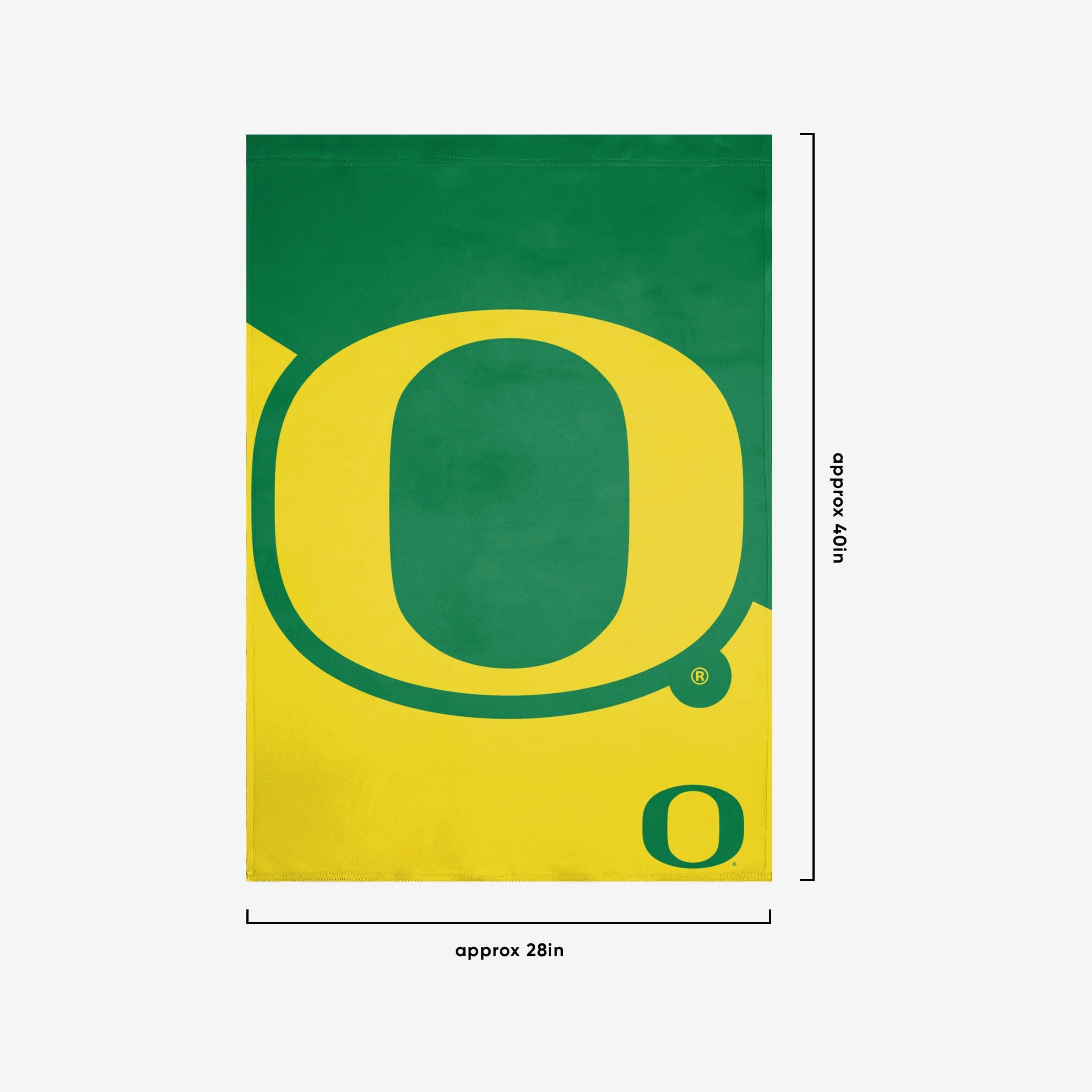 Oregon Ducks Vertical Flag - Image 3