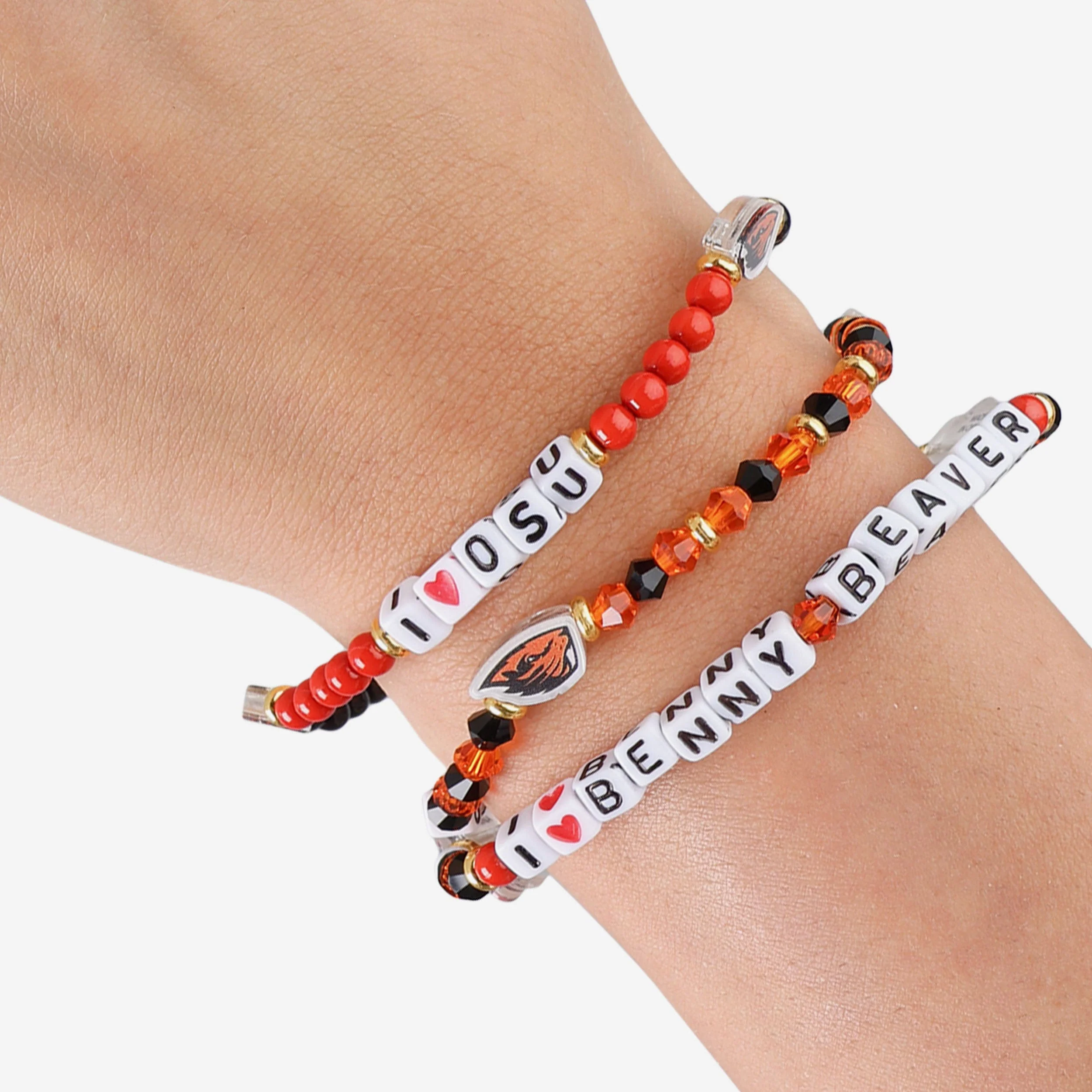 Oregon State Beavers 3 Pack Friendship Bracelet - Image 4