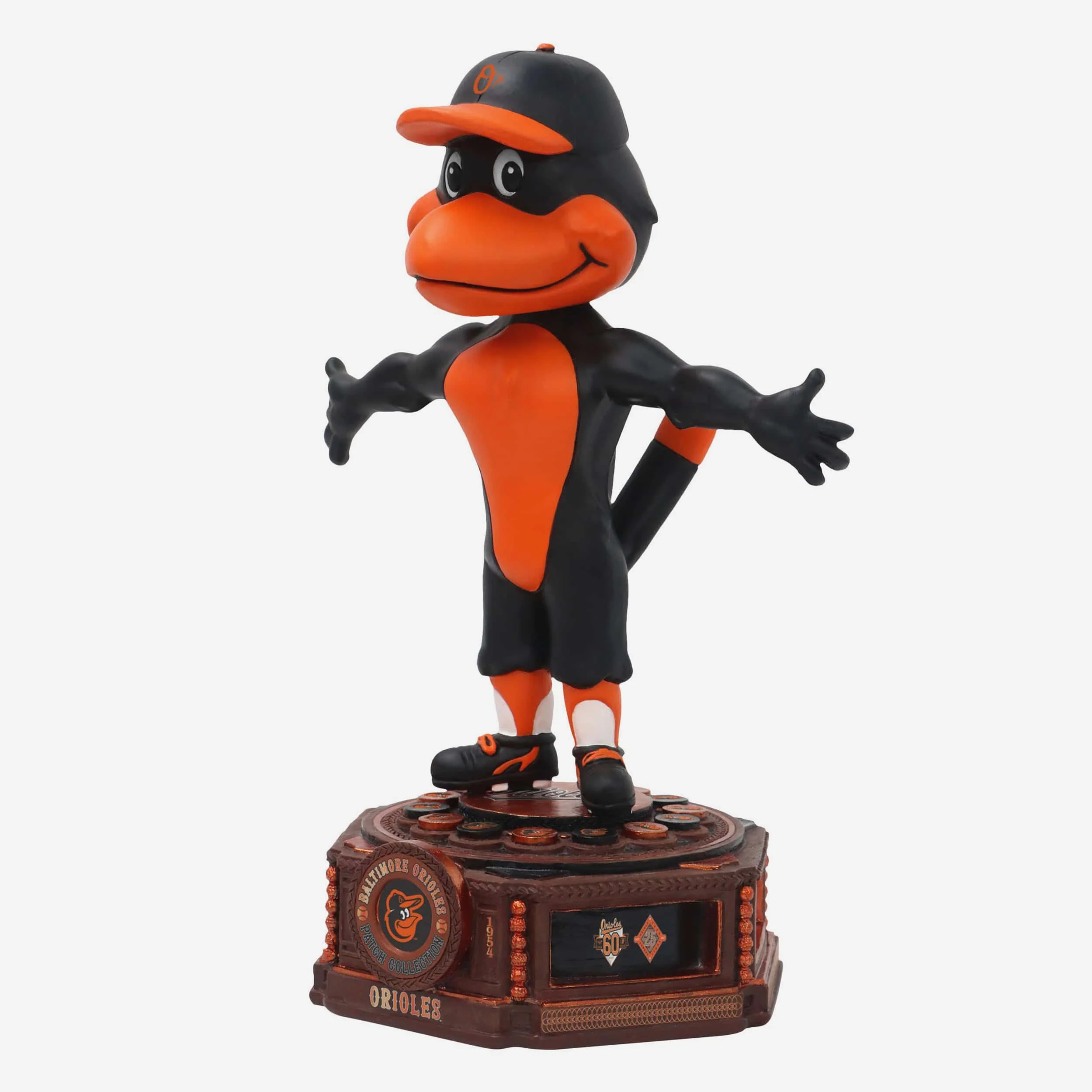 Oriole Bird Baltimore Orioles Patch Collection Mascot Bobblehead - Image 4