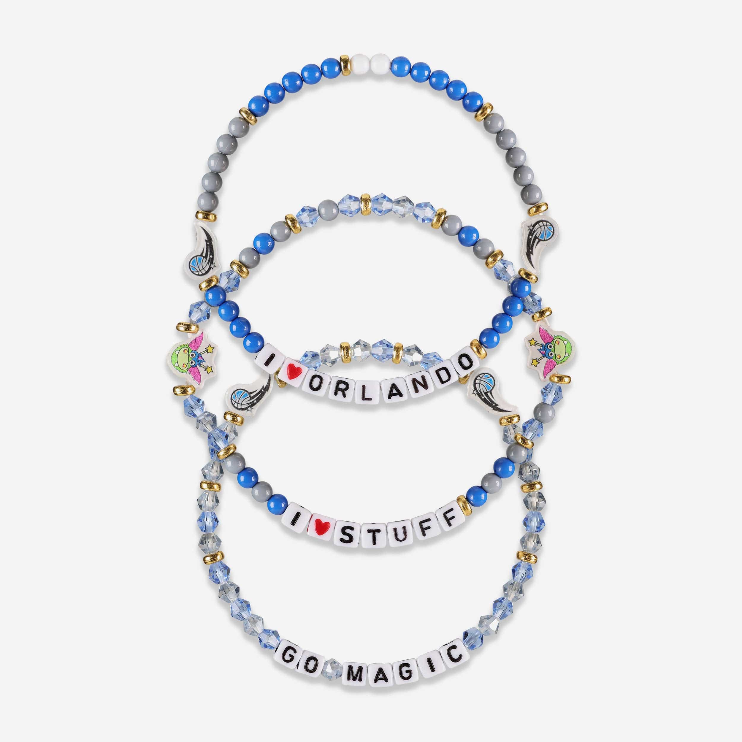Orlando Magic 3 Pack Friendship Bracelet