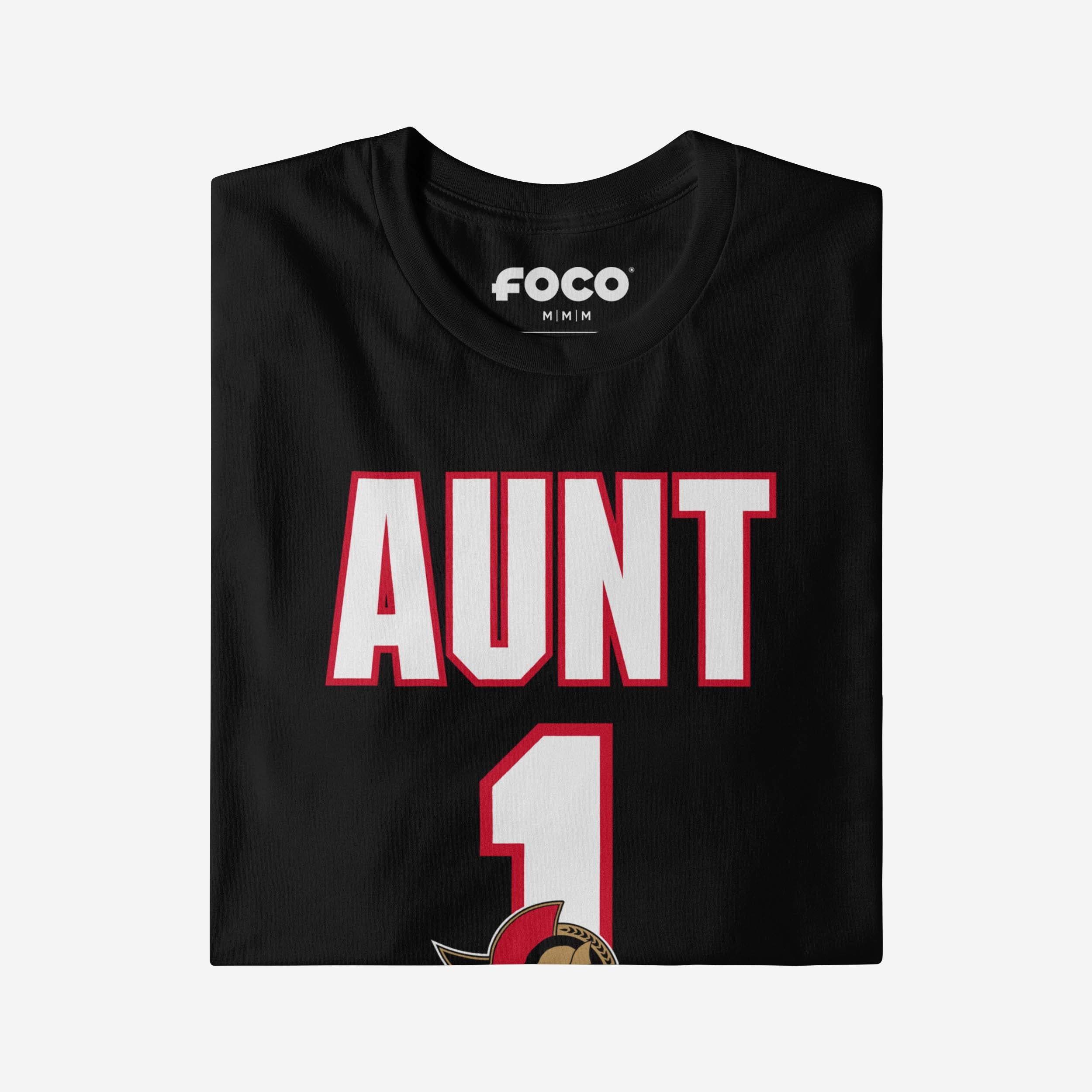 Ottawa Senators Number 1 Aunt T-Shirt - Image 3