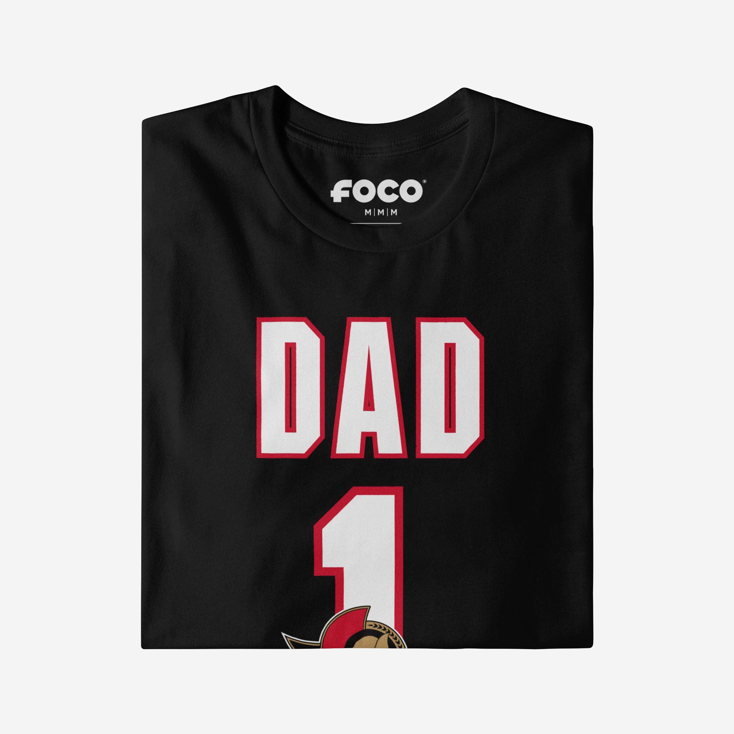 Ottawa Senators Number 1 Dad T-Shirt - Image 3