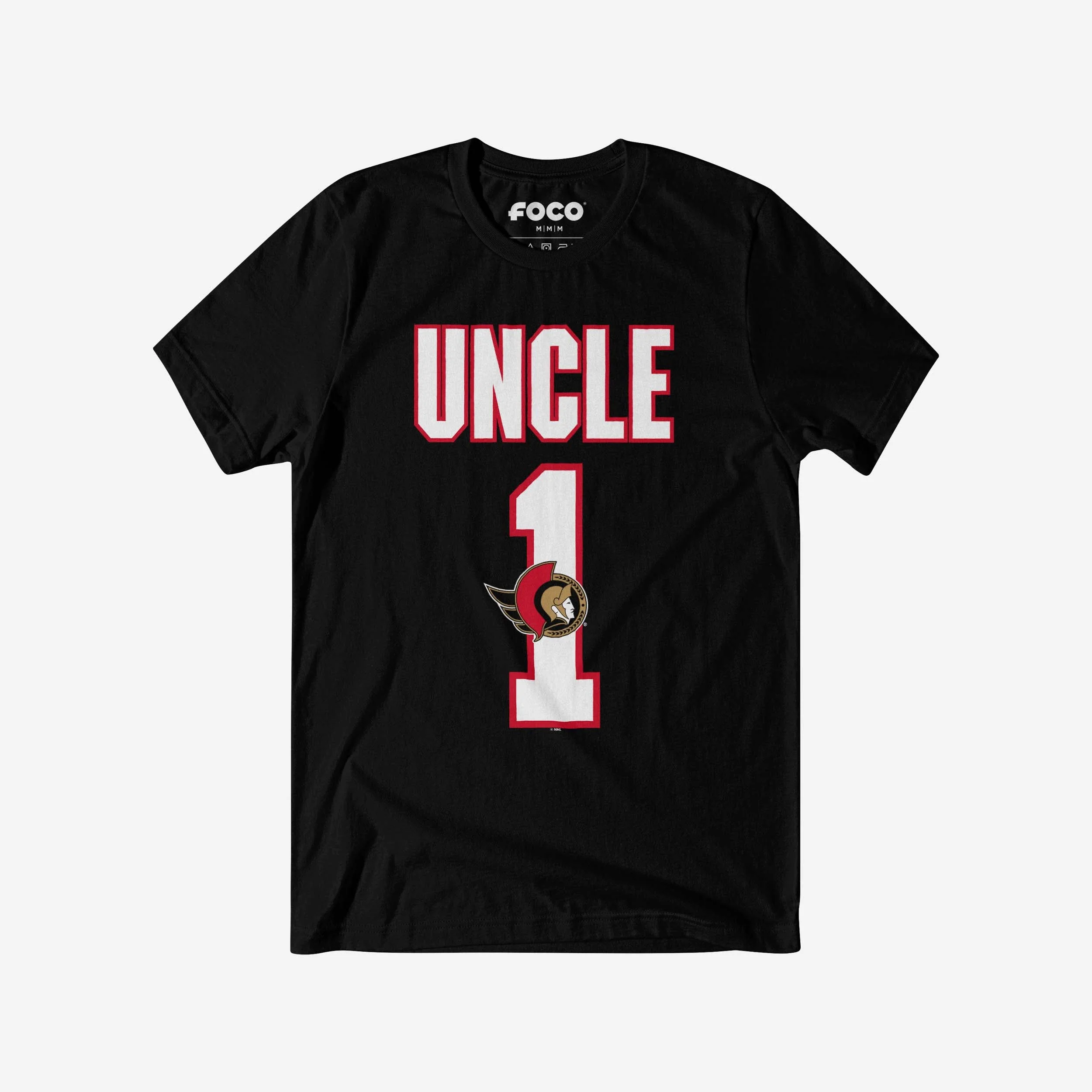 Ottawa Senators Number 1 Uncle T-Shirt