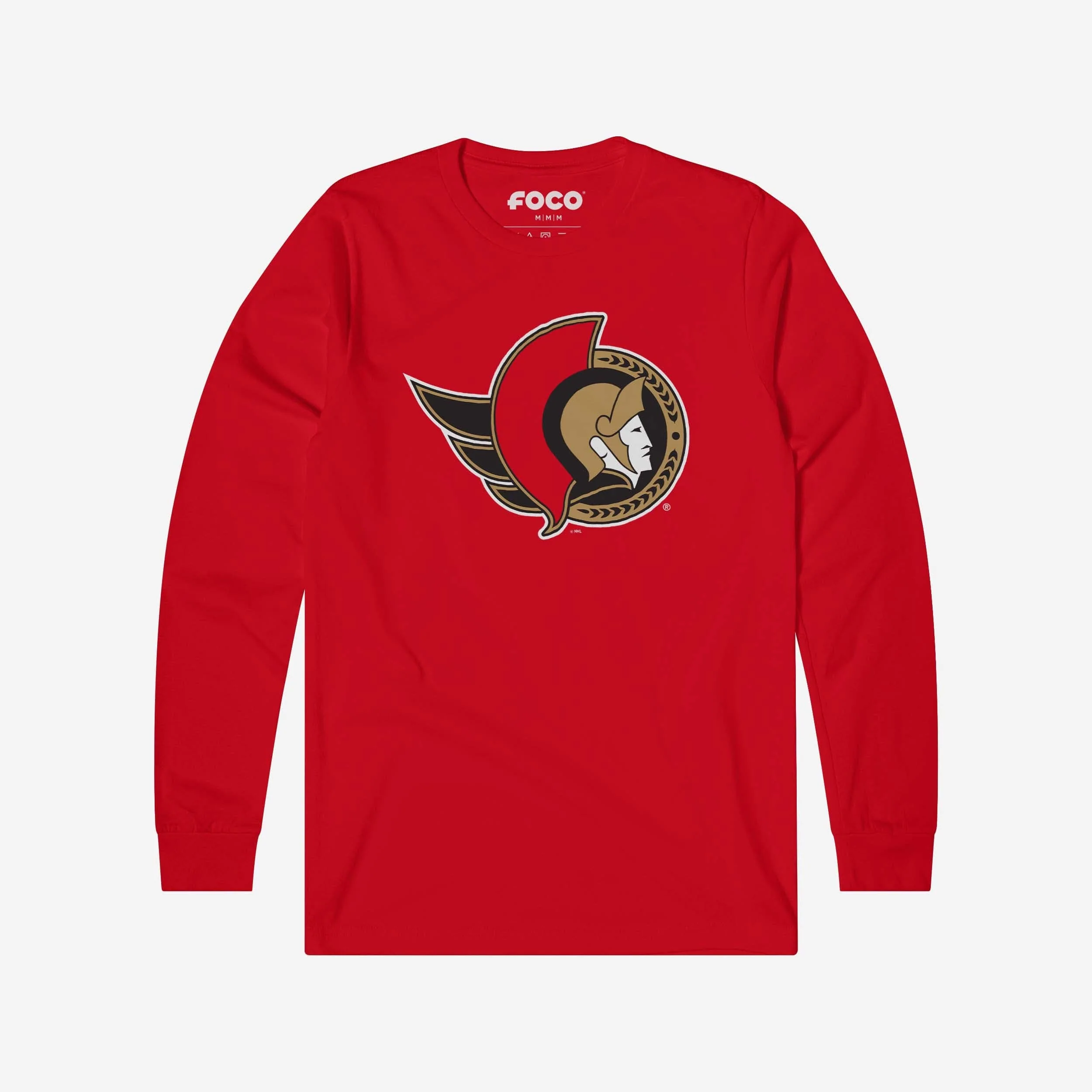 Ottawa Senators Primary Logo Long Sleeve T-Shirt