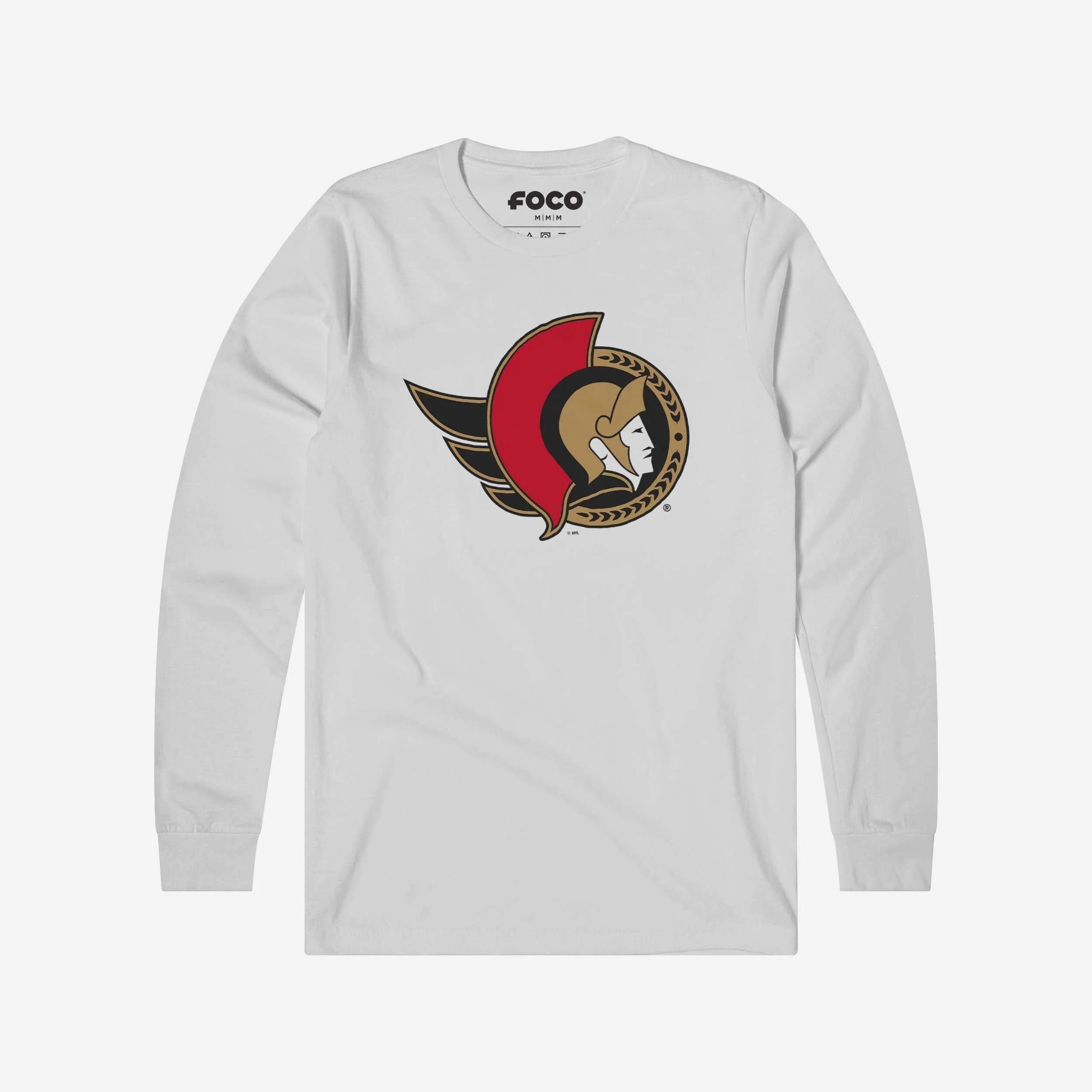 Ottawa Senators Primary Logo Long Sleeve T-Shirt - Image 10