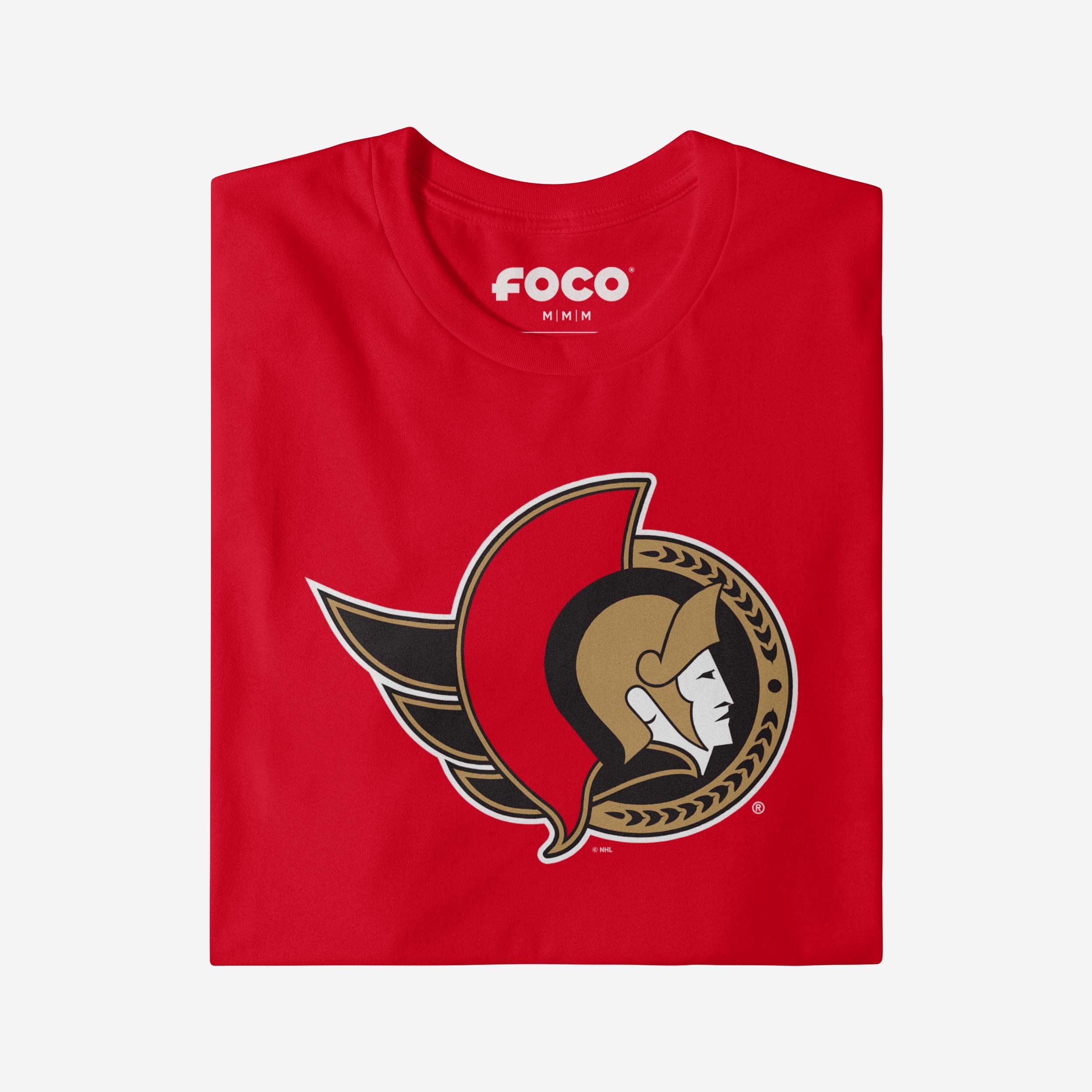 Ottawa Senators Primary Logo Long Sleeve T-Shirt - Image 3