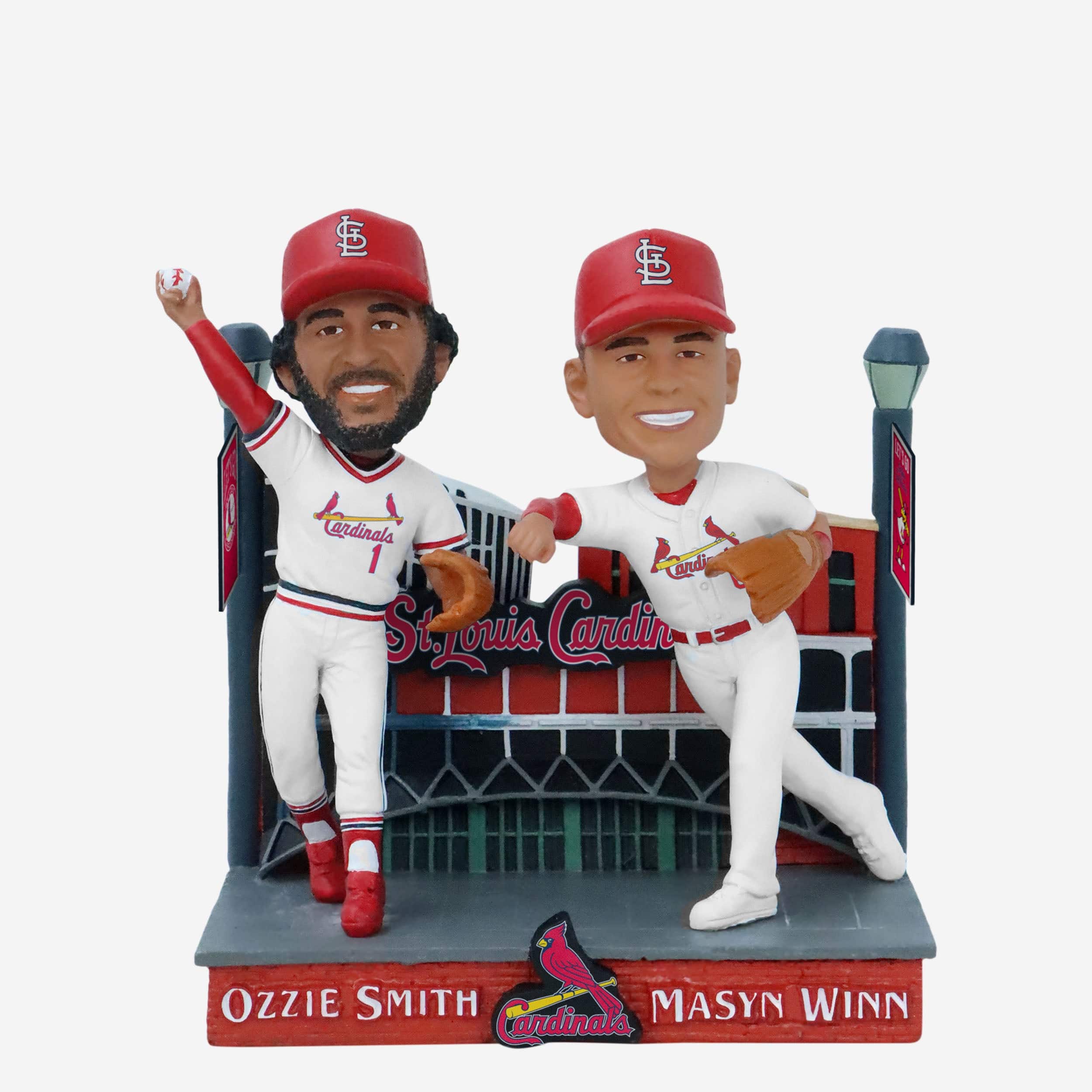 Ozzie Smith & Masyn Winn St Louis Cardinals Then and Now Bobblehead