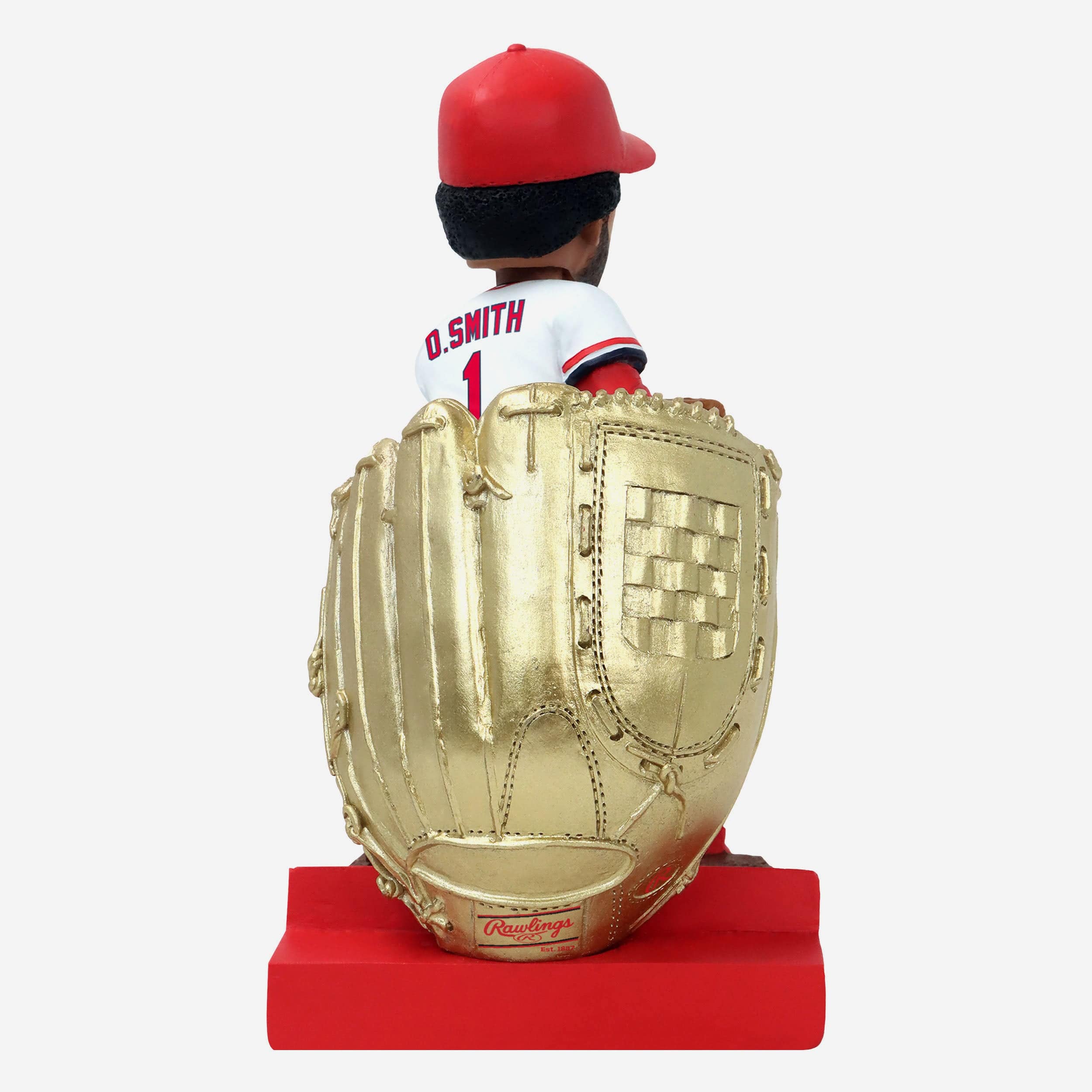 Ozzie Smith St Louis Cardinals 1982 Gold Glove Bobblehead - Image 5
