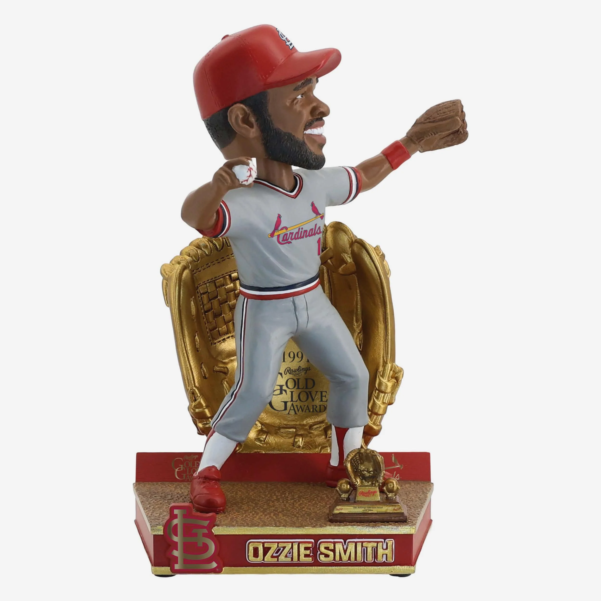 Ozzie Smith St Louis Cardinals 1991 Gold Glove Bobblehead