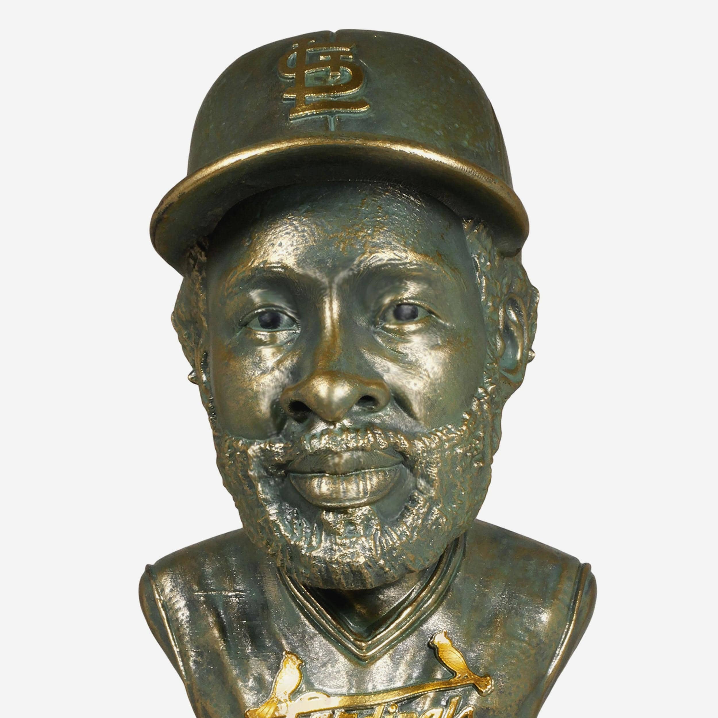 Ozzie Smith St Louis Cardinals Bronze Patina Bust Bobblehead - Image 2