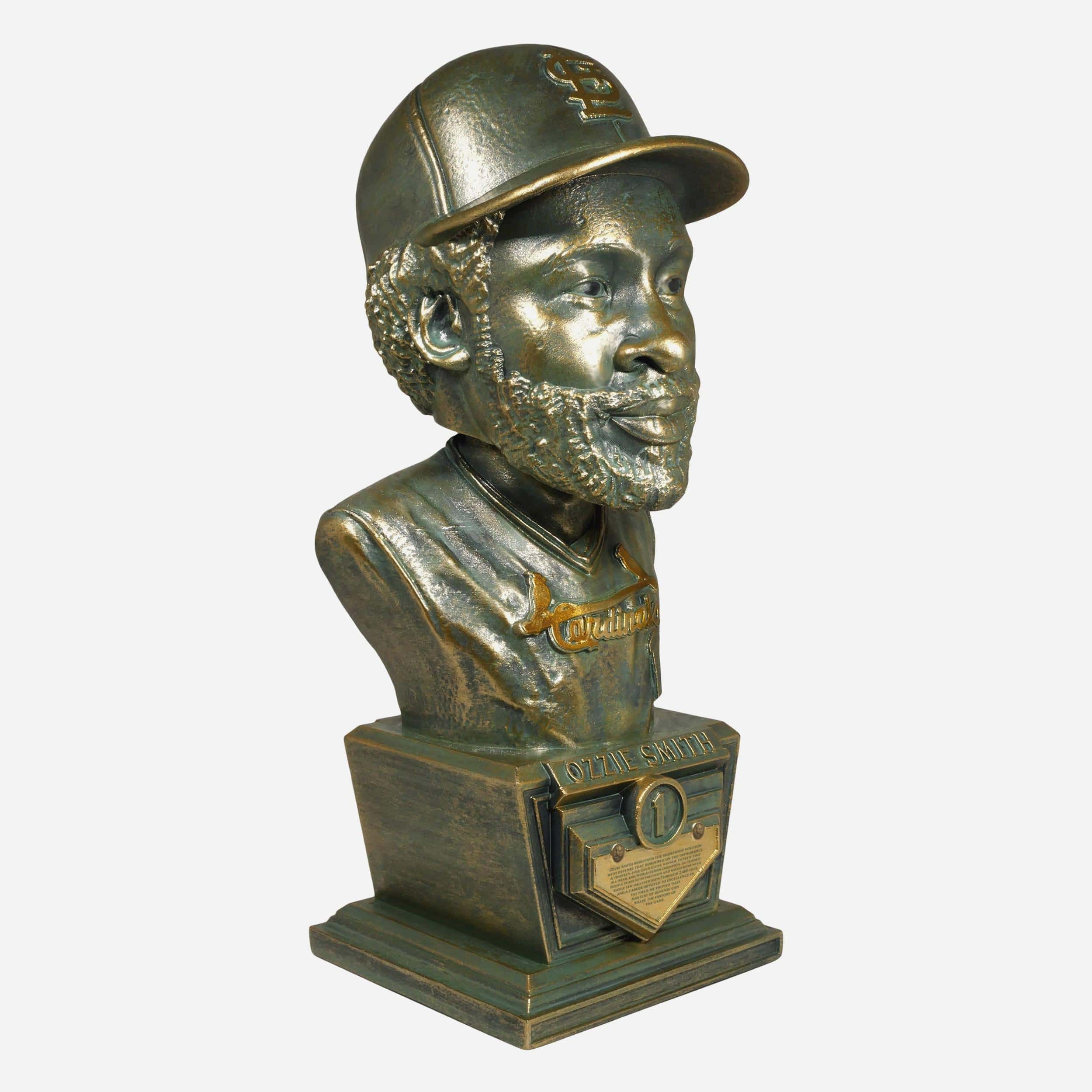 Ozzie Smith St Louis Cardinals Bronze Patina Bust Bobblehead - Image 5