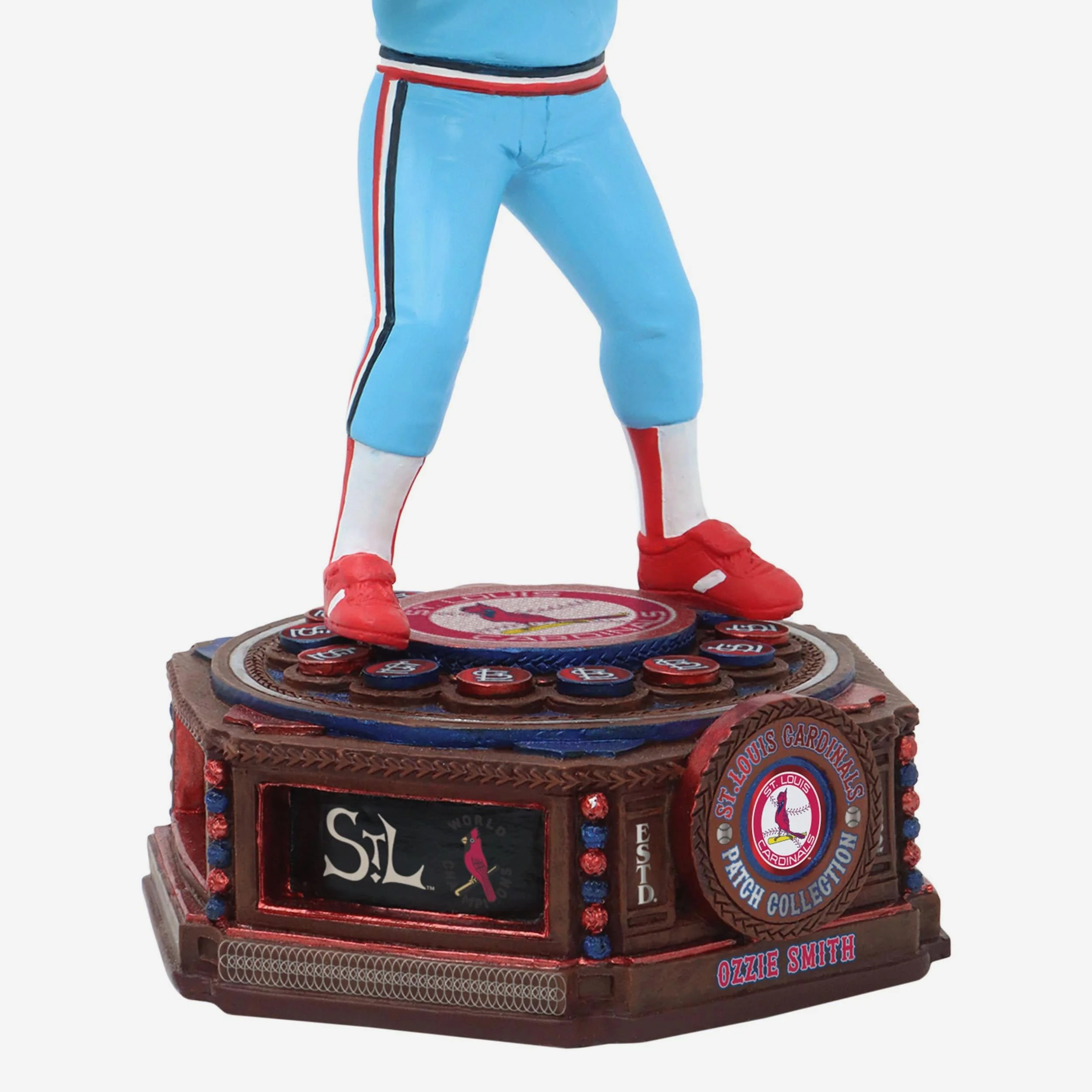 Ozzie Smith St Louis Cardinals Patch Collection Bobblehead - Image 3