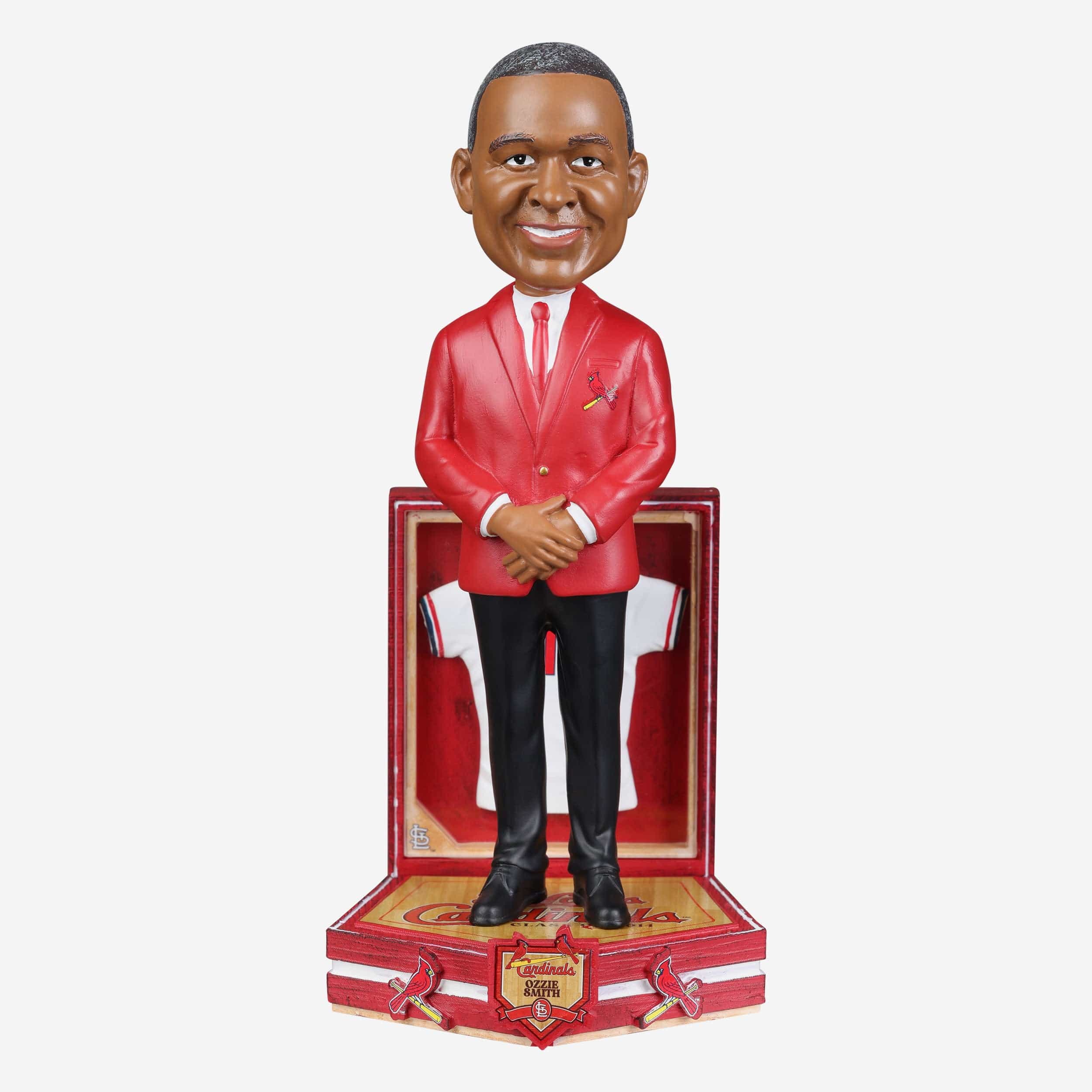 Ozzie Smith St Louis Cardinals Red Jacket Bobblehead