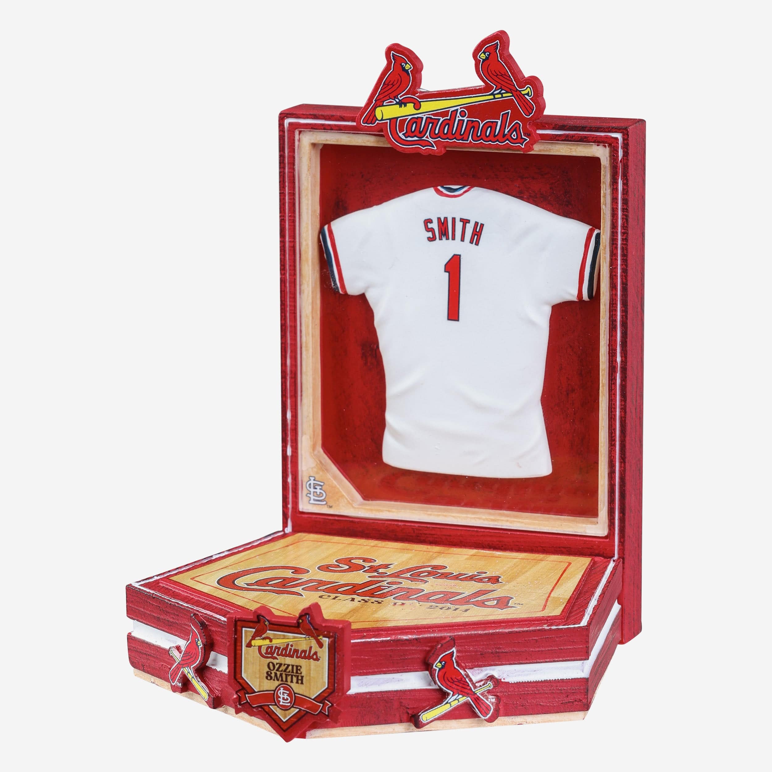 Ozzie Smith St Louis Cardinals Red Jacket Bobblehead - Image 3