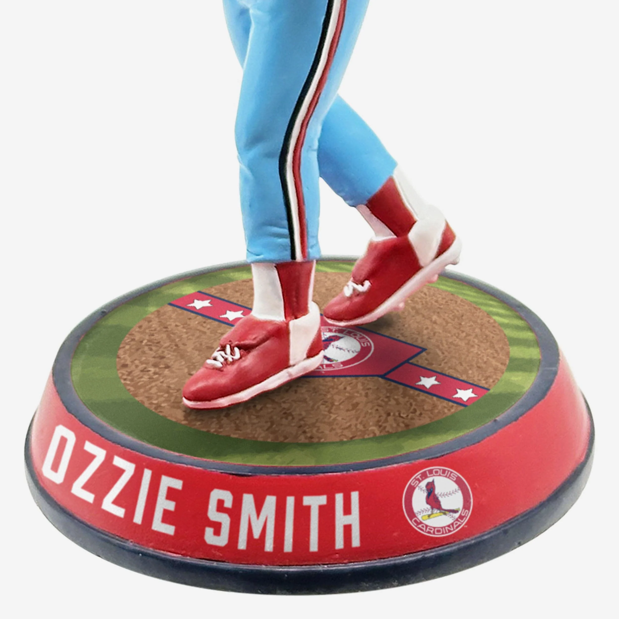 Ozzie Smith St Louis Cardinals Retro Jersey Field Stripe Bighead Bobblehead - Image 3