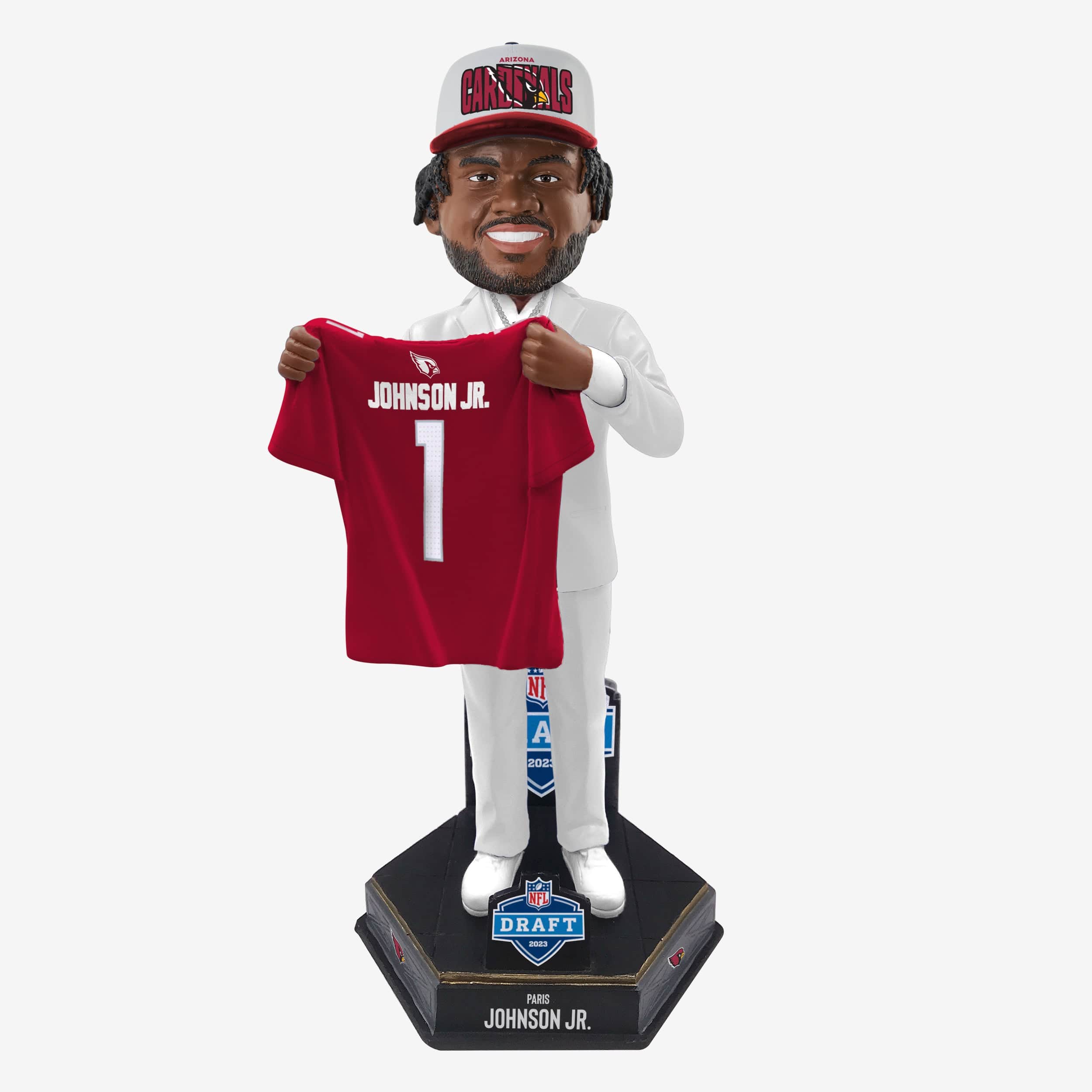 Paris Johnson Arizona Cardinals 2023 Draft Pick Bobblehead