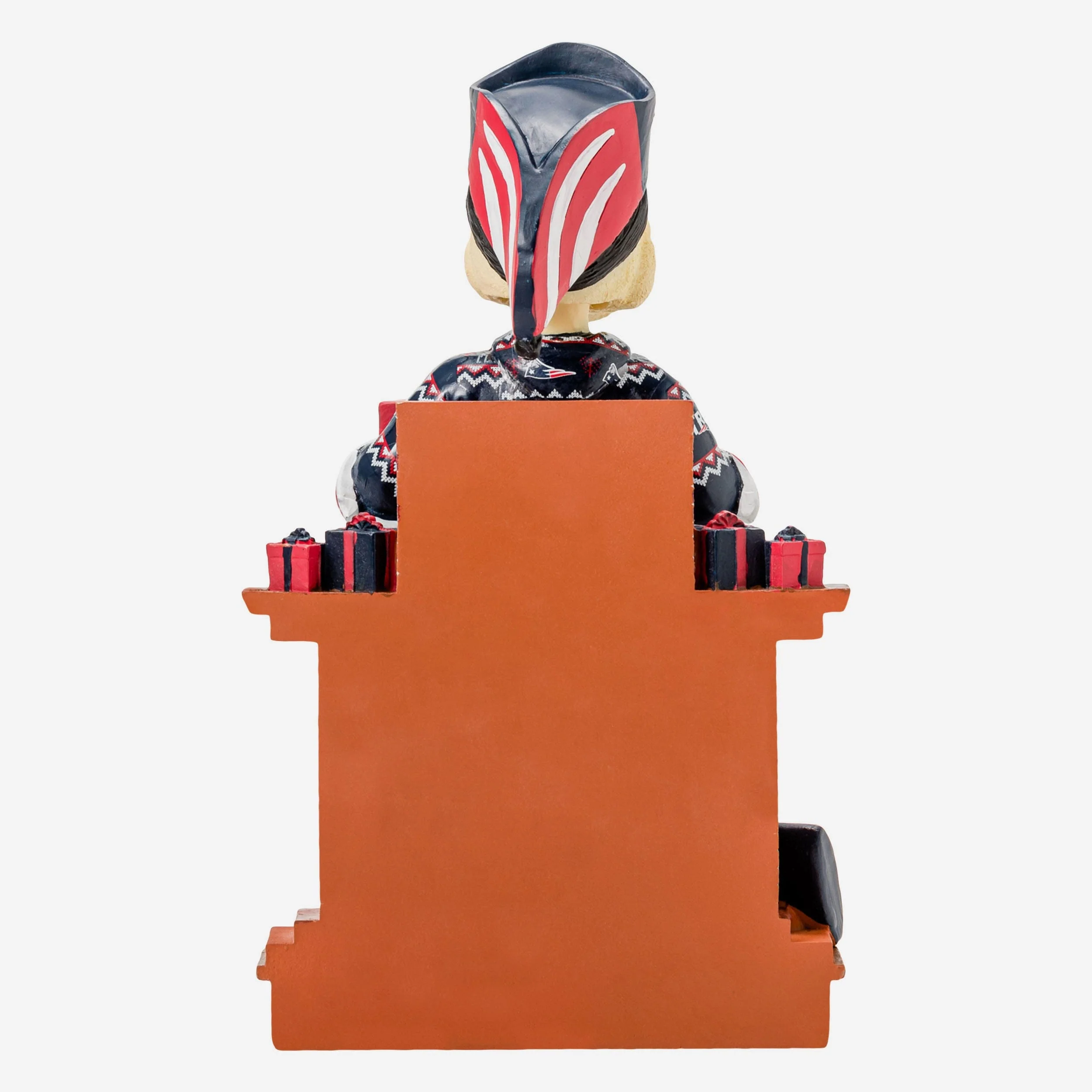 Pat The Patriot New England Patriots Holiday Mascot Bobblehead - Image 5