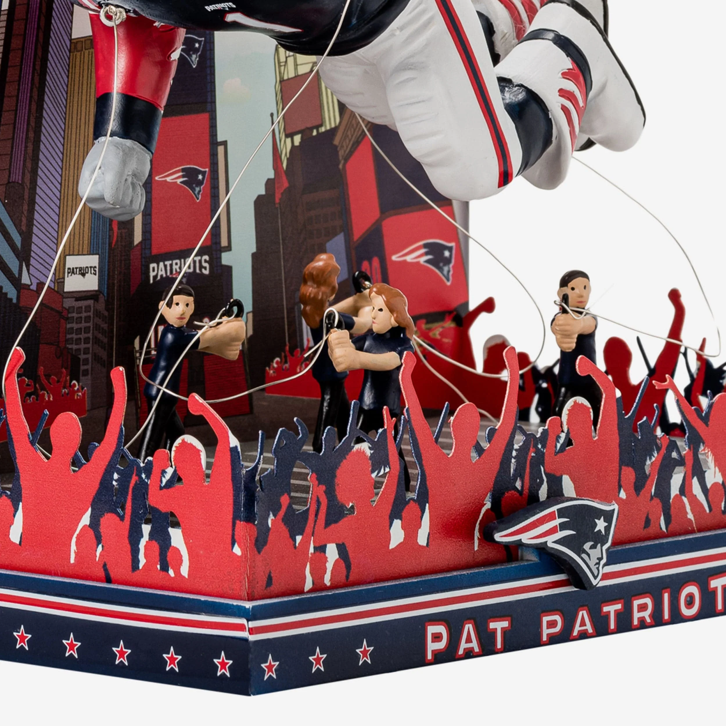 Pat The Patriot New England Patriots Thanksgiving Mascot Bobblehead - Image 3