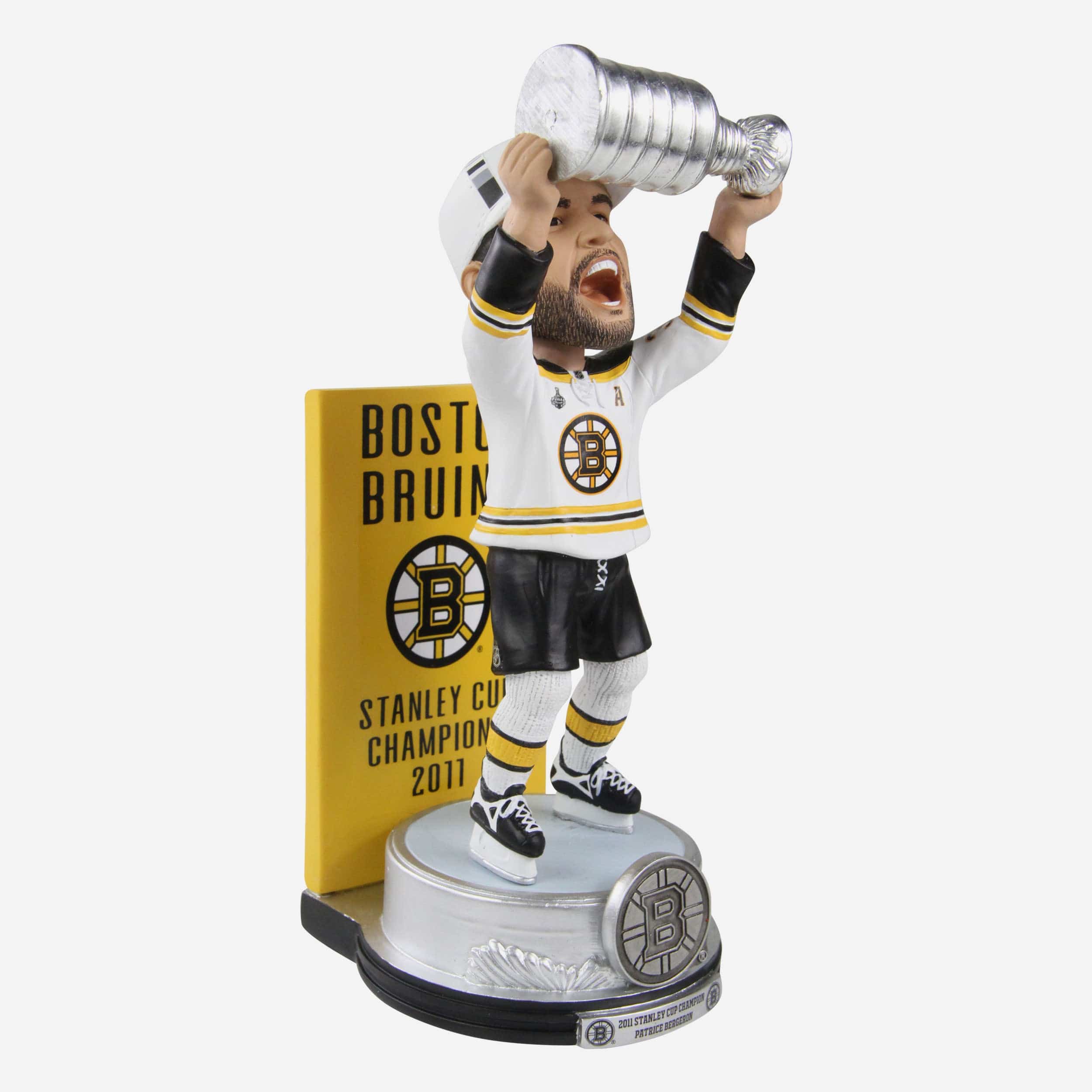 Patrice Bergeron Boston Bruins Stanley Cup Celebration Series Bobblehead - Image 4