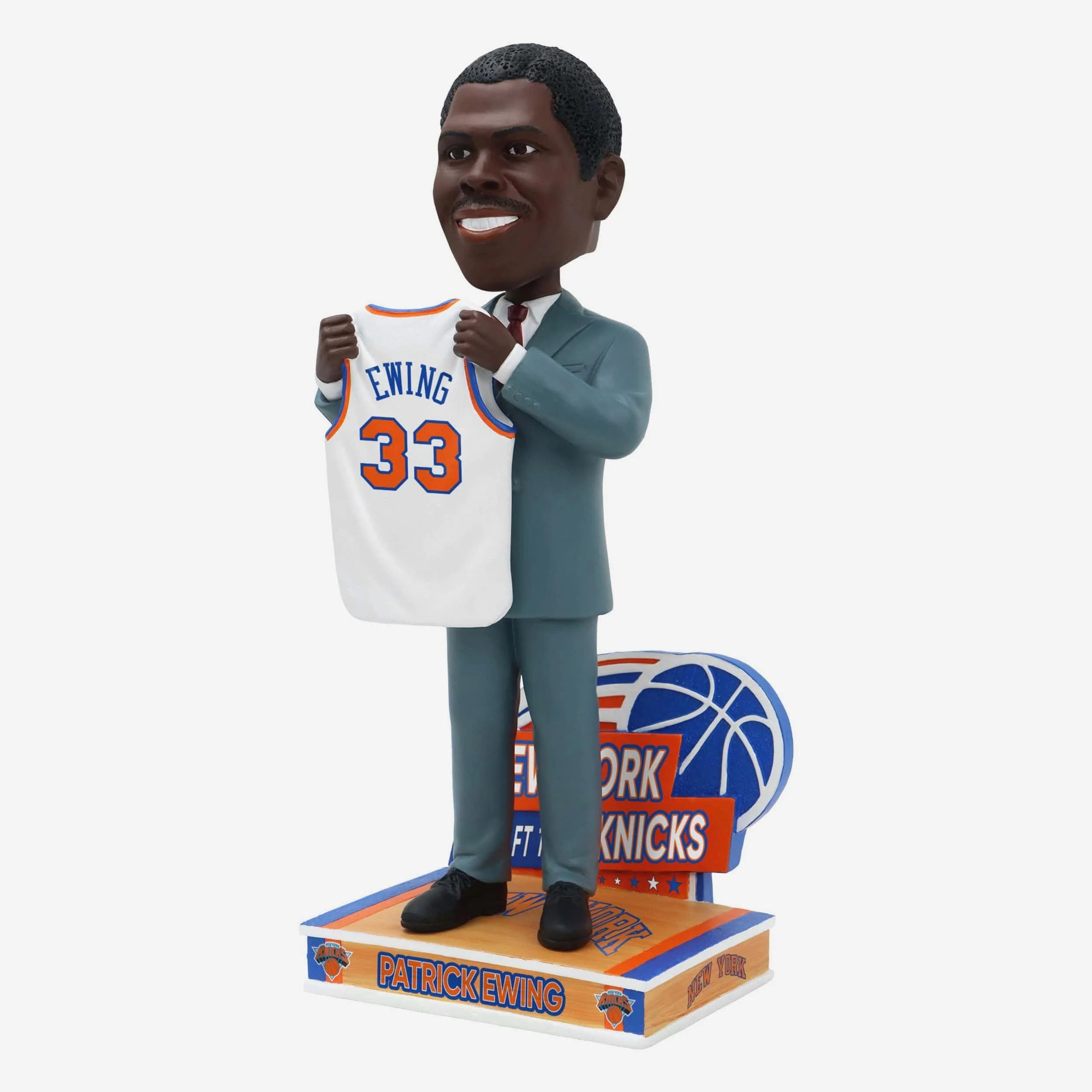 Patrick Ewing New York Knicks 1985 NBA Draft Pick Bobblehead - Image 4
