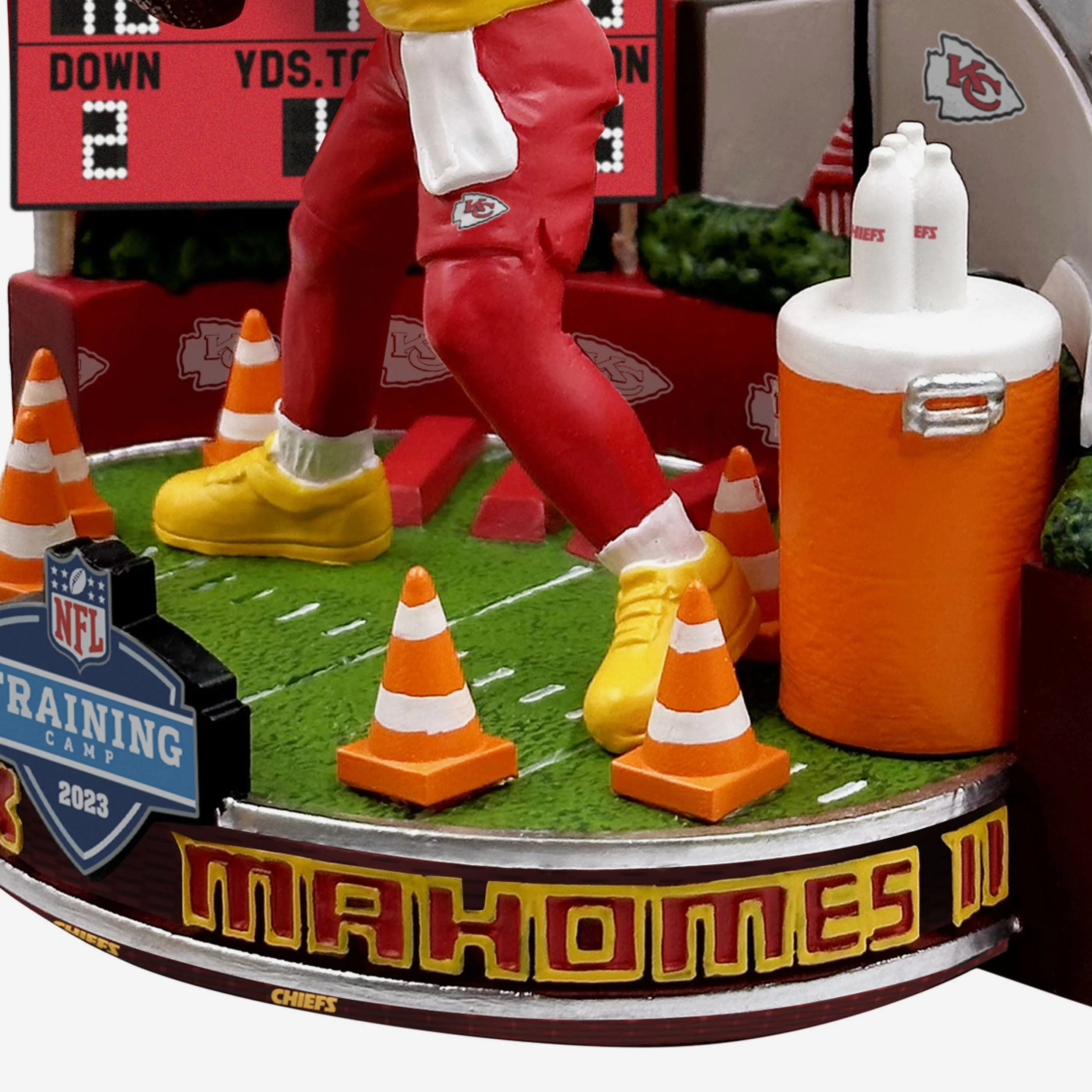 Patrick Mahomes Kansas City Chiefs 2023 Training Camp Mini Bobblehead Scene - Image 3