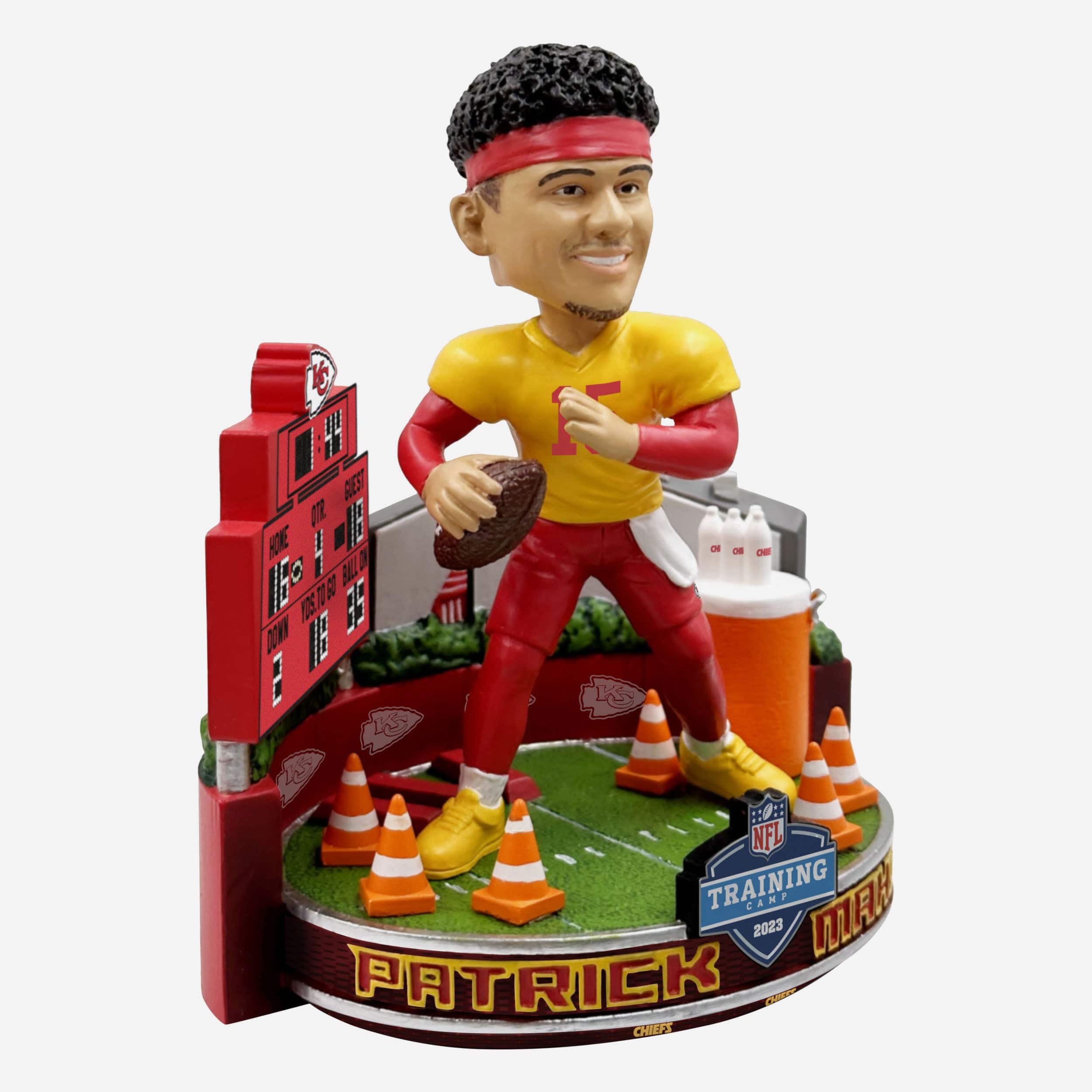 Patrick Mahomes Kansas City Chiefs 2023 Training Camp Mini Bobblehead Scene - Image 4