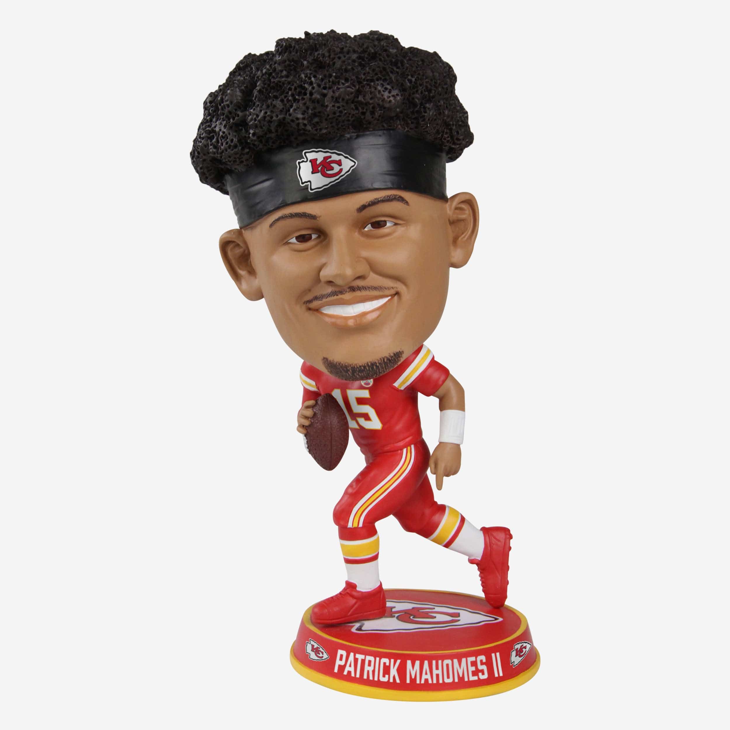 Patrick Mahomes Kansas City Chiefs Action Pose Color Rush Variant Bighead Bobblehead