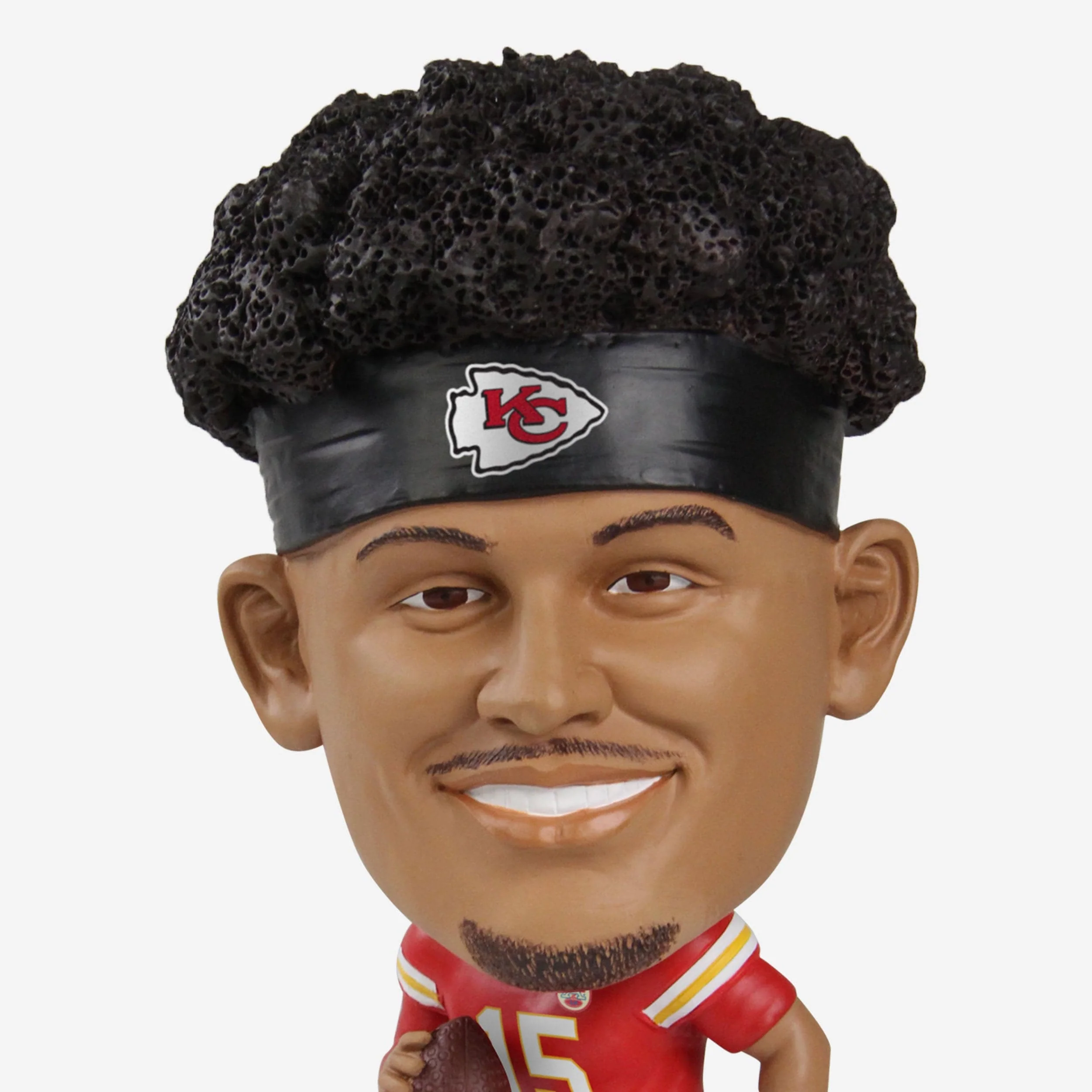 Patrick Mahomes Kansas City Chiefs Action Pose Color Rush Variant Bighead Bobblehead - Image 2