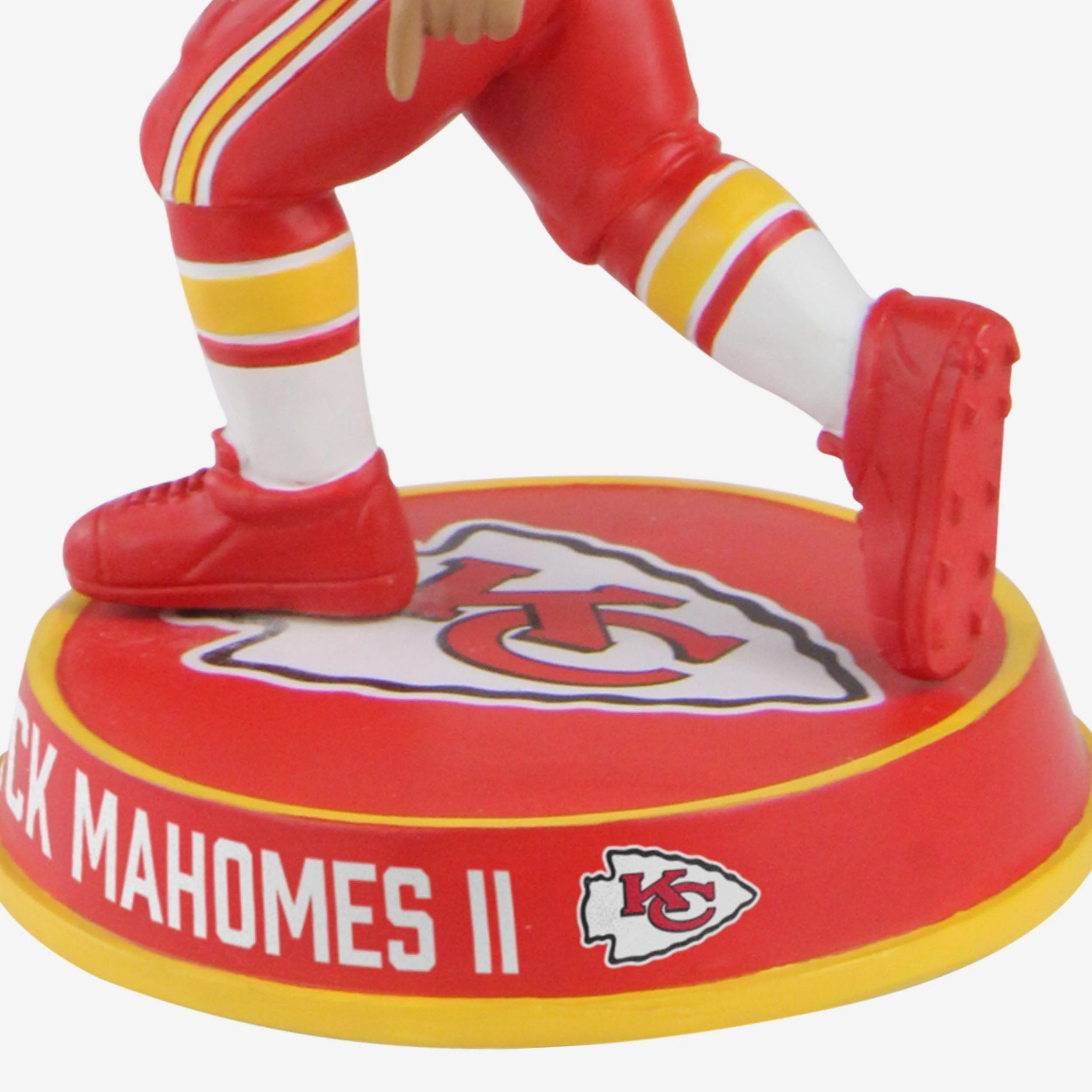 Patrick Mahomes Kansas City Chiefs Action Pose Color Rush Variant Bighead Bobblehead - Image 3