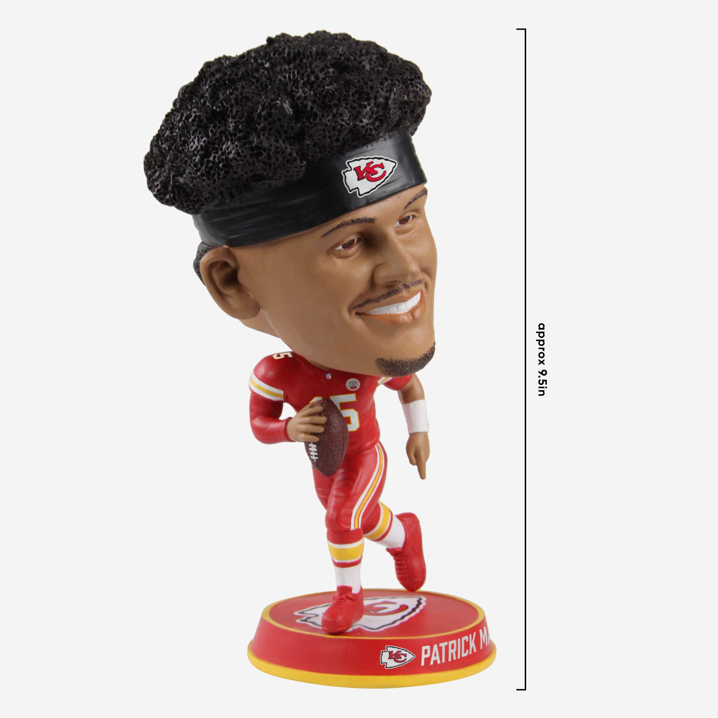 Patrick Mahomes Kansas City Chiefs Action Pose Color Rush Variant Bighead Bobblehead - Image 4