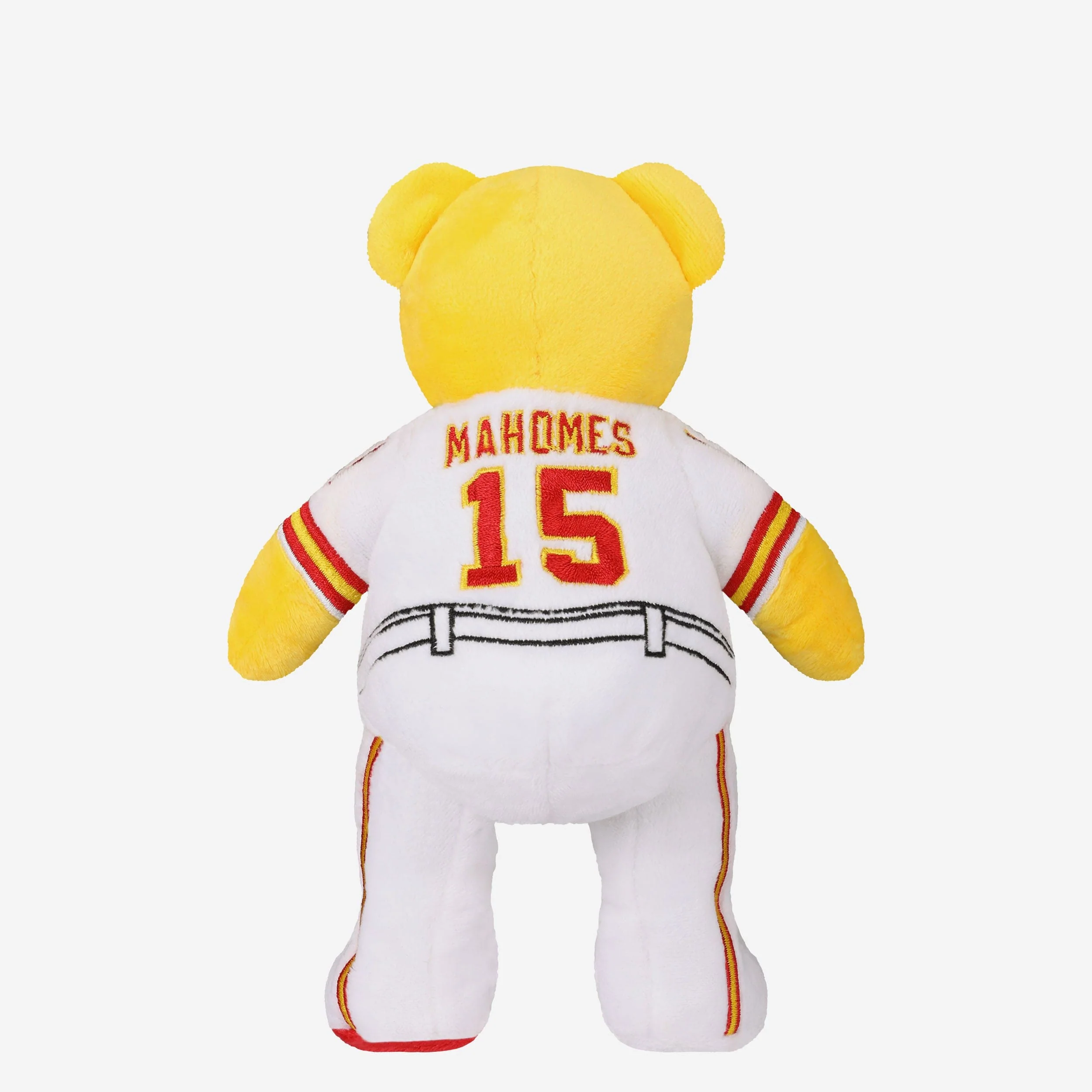 Patrick Mahomes Kansas City Chiefs Away Uniform Team Beans Embroidered Player Bear - Image 2