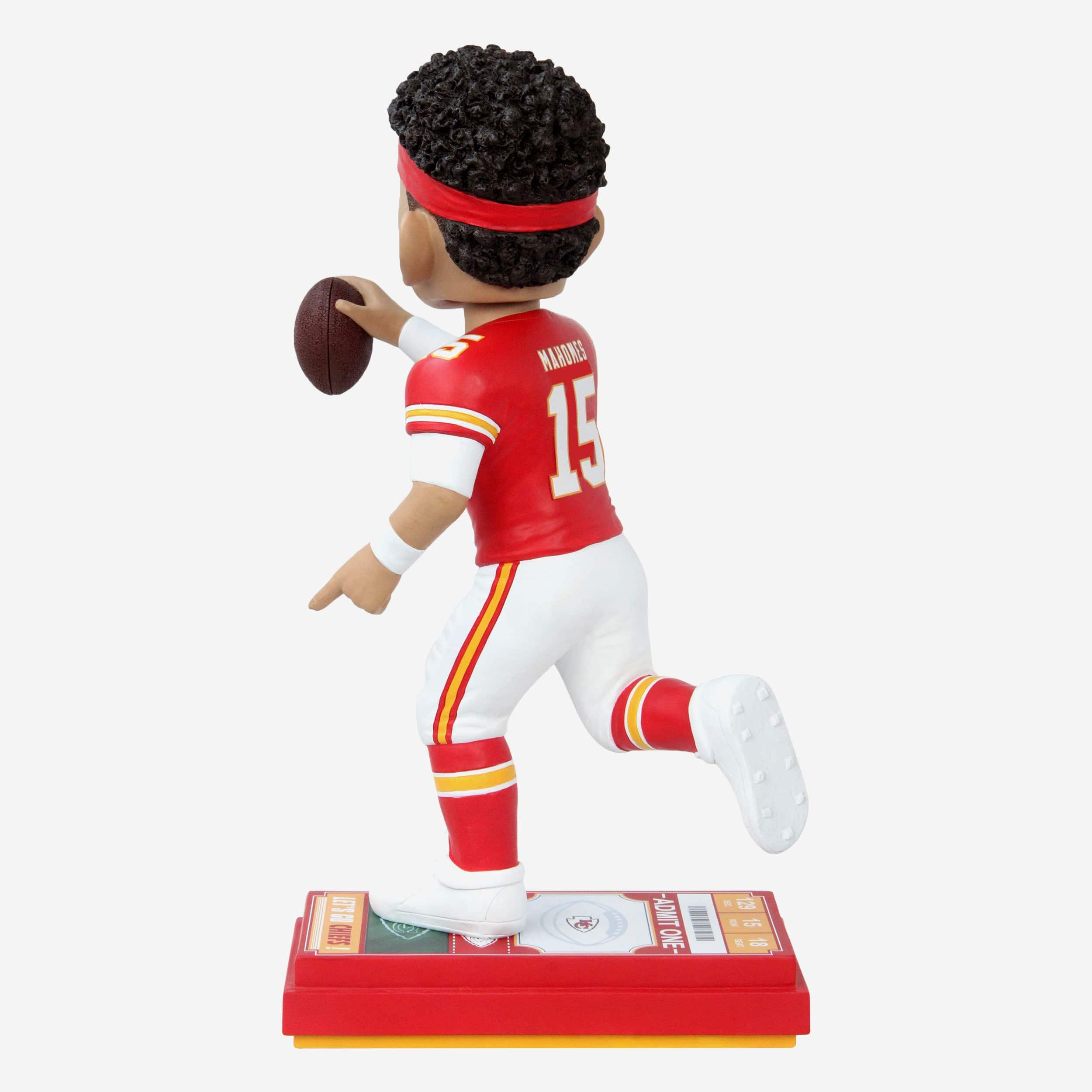Patrick Mahomes Kansas City Chiefs Big Ticket 18 in Bobblehead - Image 5